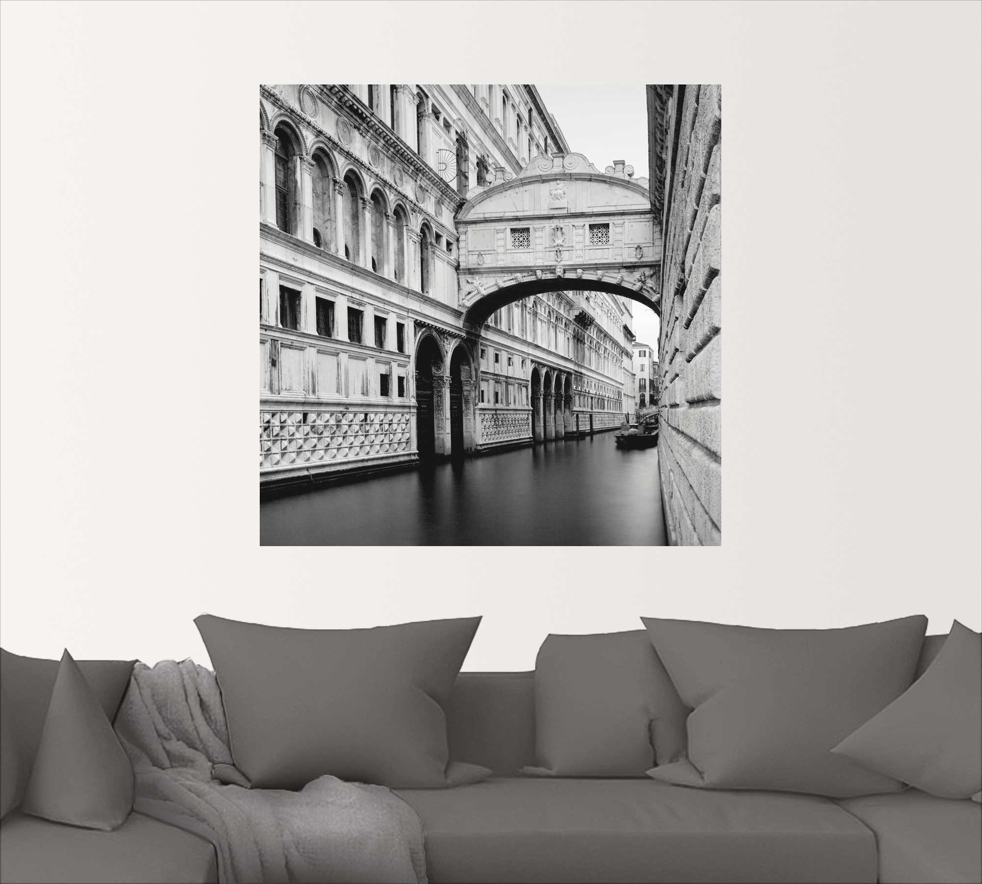 Artland Wandbild »Seufzerbrücke«, Italien, (1 Alubild, Wandaufkleber als in | Leinwandbild, Poster St.), Größen oder BAUR versch. kaufen