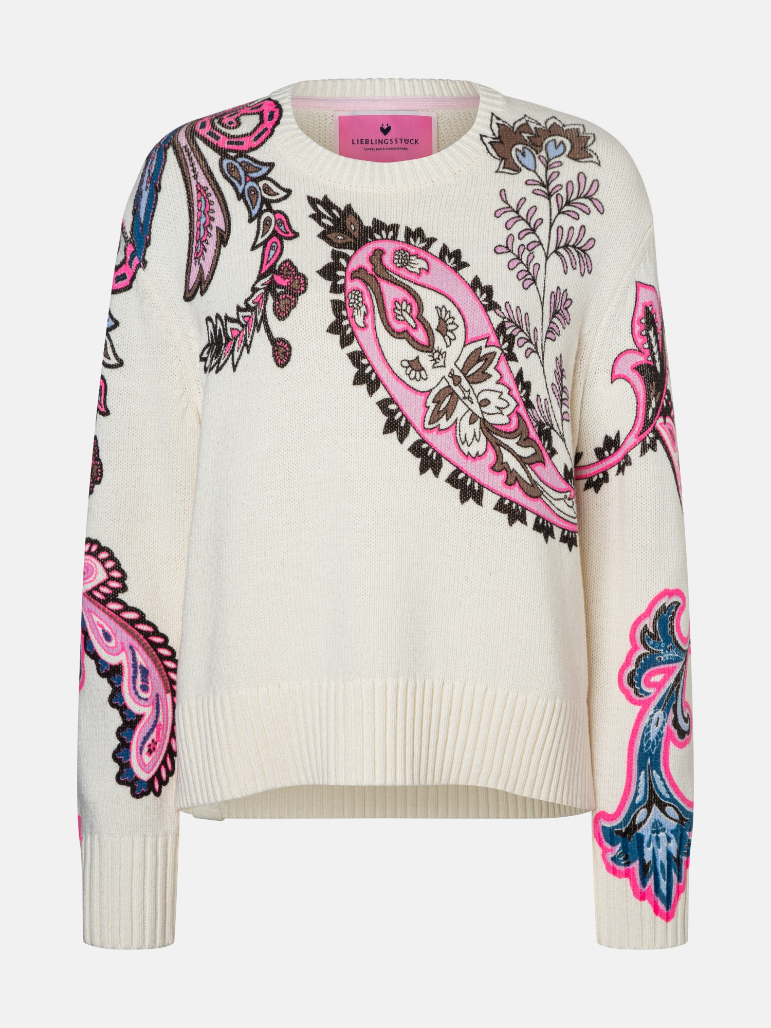 Lieblingsstück Strickpullover »AldriaL« mit Paisleymuster