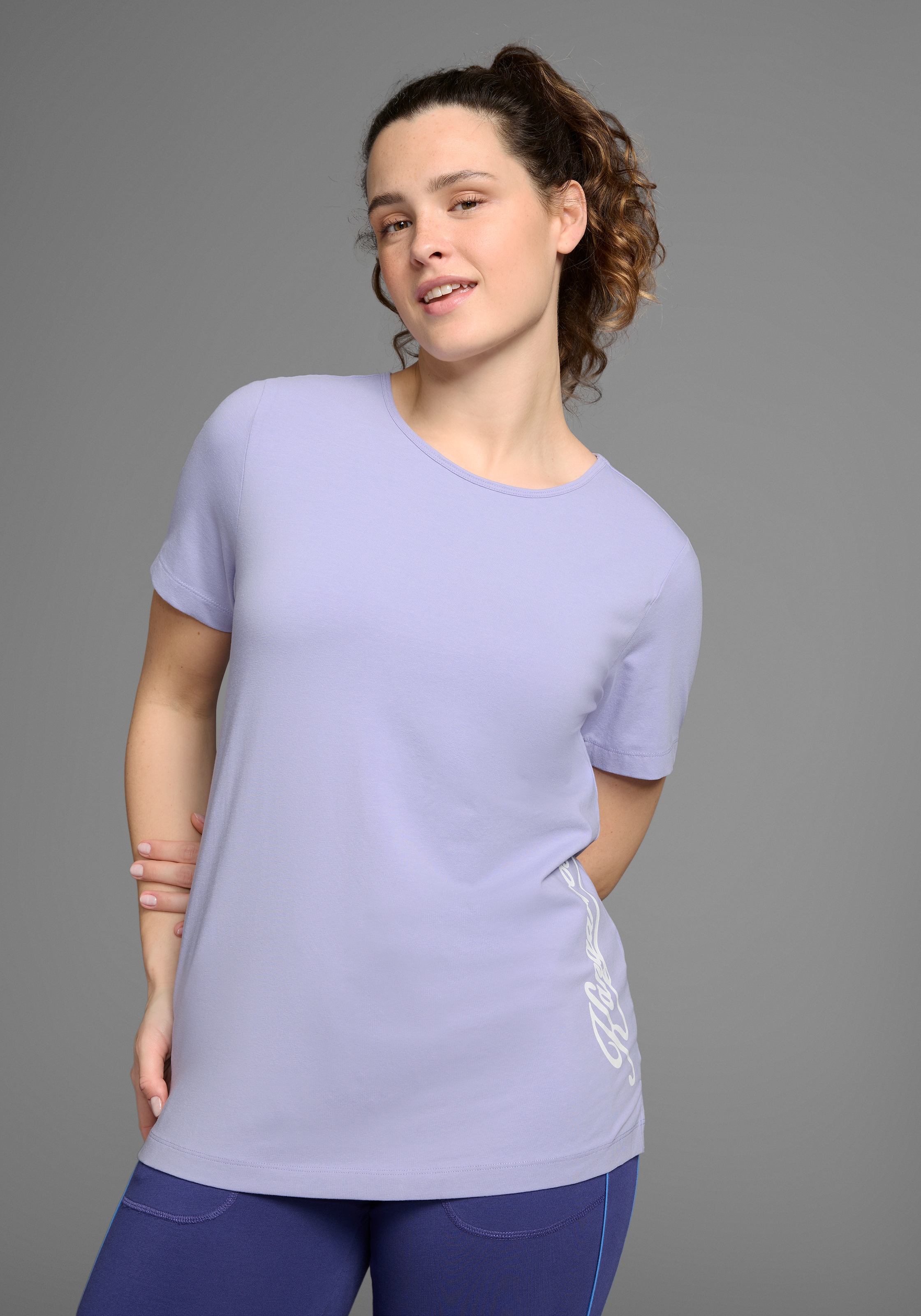 KangaROOS T-Shirt, Kurzarm, casual, unifarben, große Größen günstig online kaufen