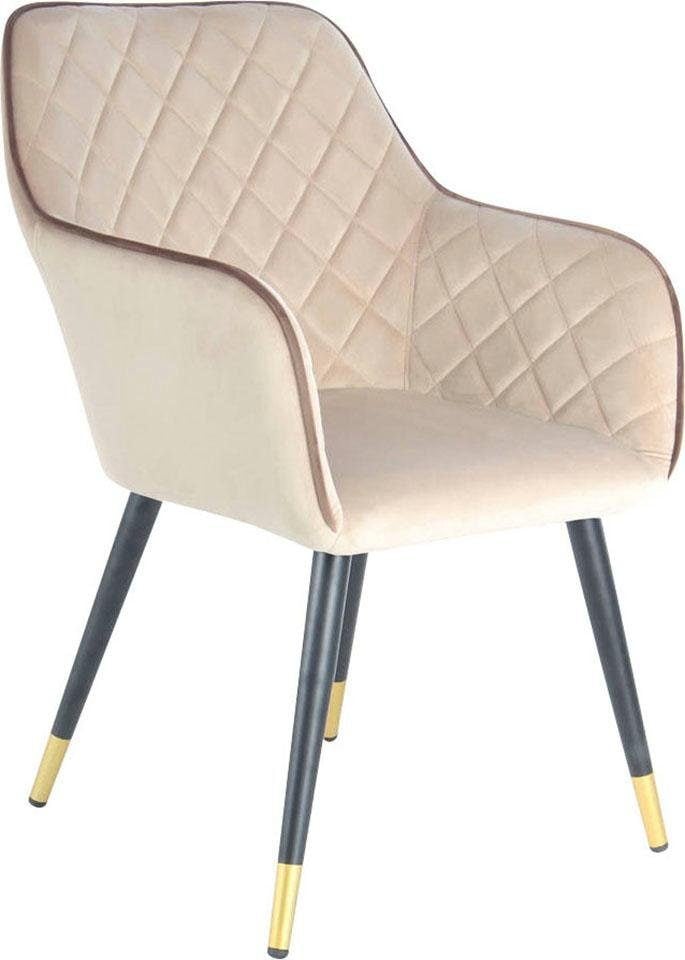 Kayoom Stuhl "Amino 525, stilvoller Design-Stuhl,samtweicher Bezug aus Velv günstig online kaufen