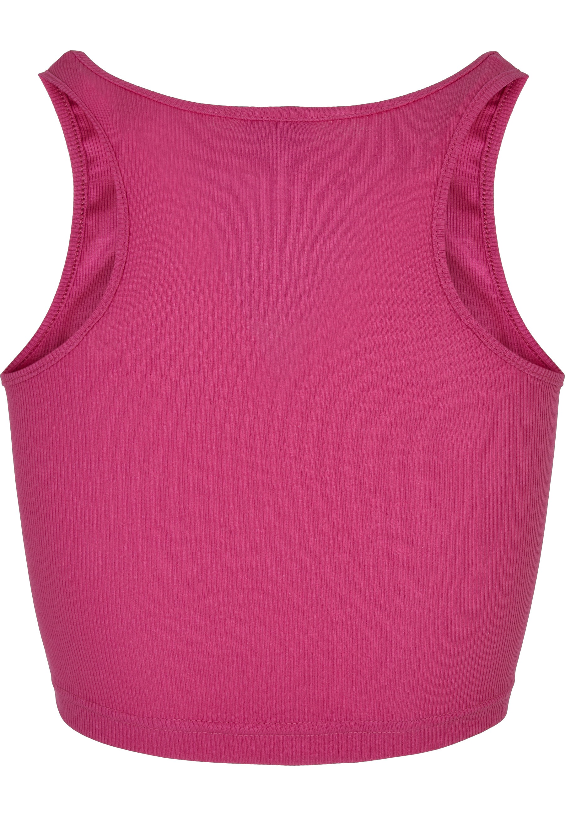 URBAN CLASSICS Tanktop "Urban Classics Damen Ladies Cropped Rib Top" 1 Stk. günstig online kaufen