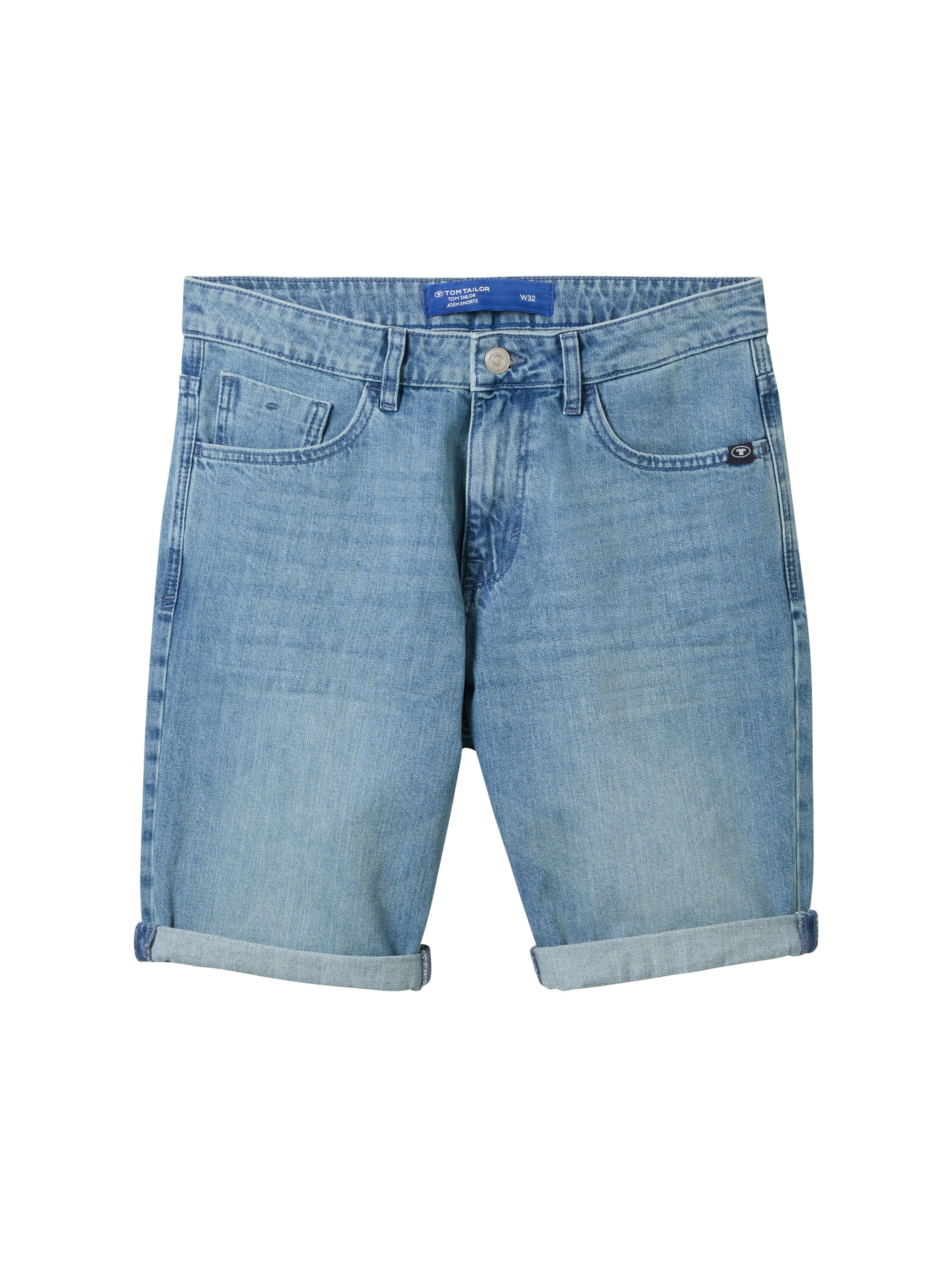 TOM TAILOR Jeansbermudas »JOSH«, mit Markenlabel