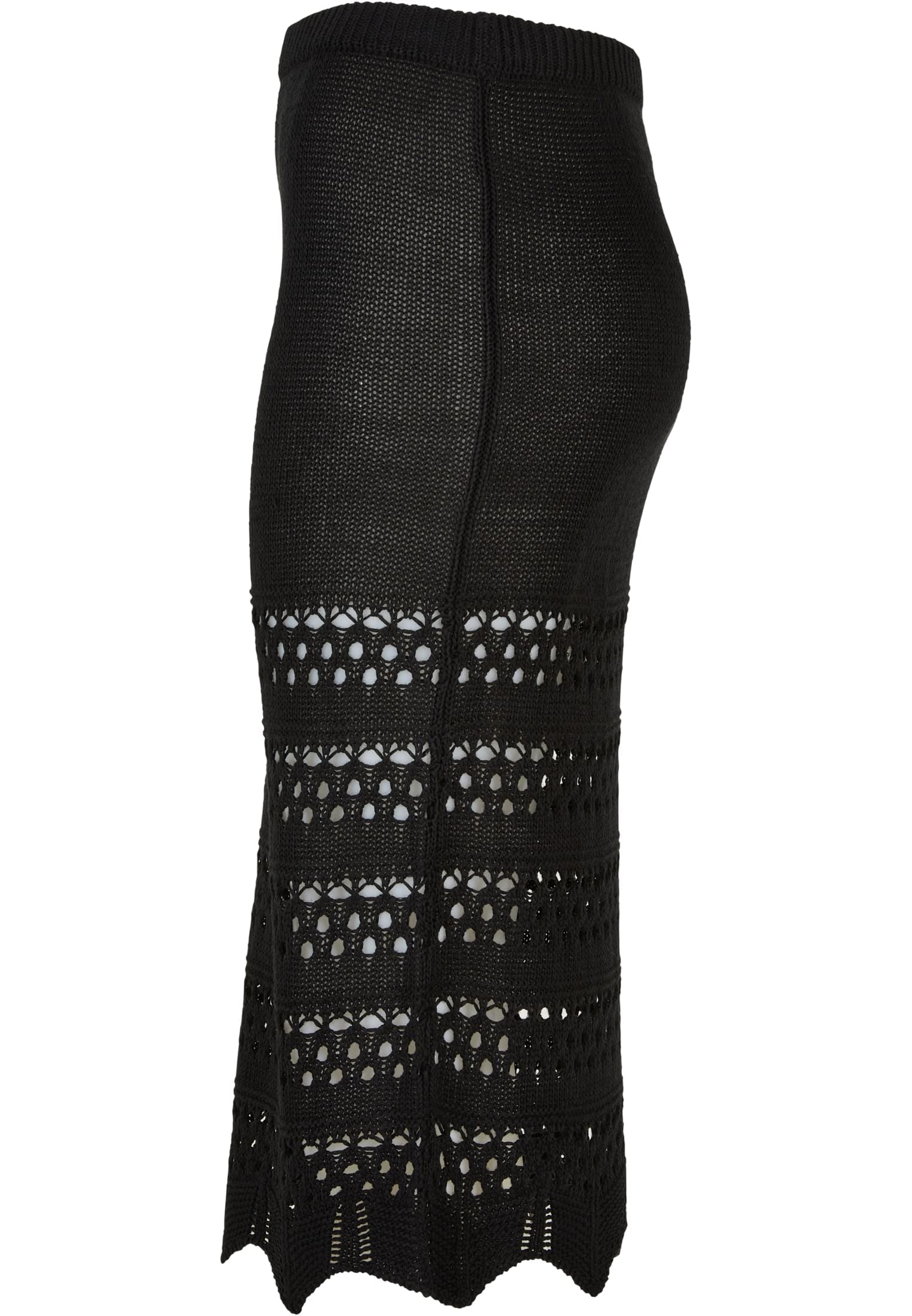 URBAN CLASSICS Sommerrock »Urban Classics Damen Ladies 3/4 Crochet Knit Skirt«, (1 tlg.)