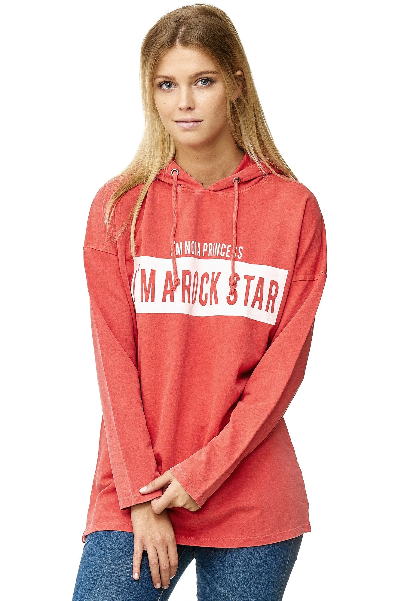 Decay Kapuzensweatshirt, mit ROCKSTAR-Aufdruck