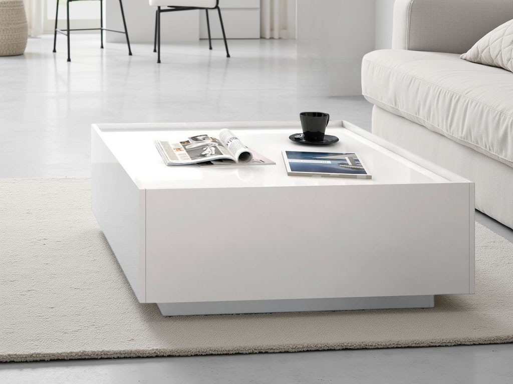 PLACES OF STYLE Couchtisch "Piano" hochwertig UV lackiert, mit zwei Schubla günstig online kaufen