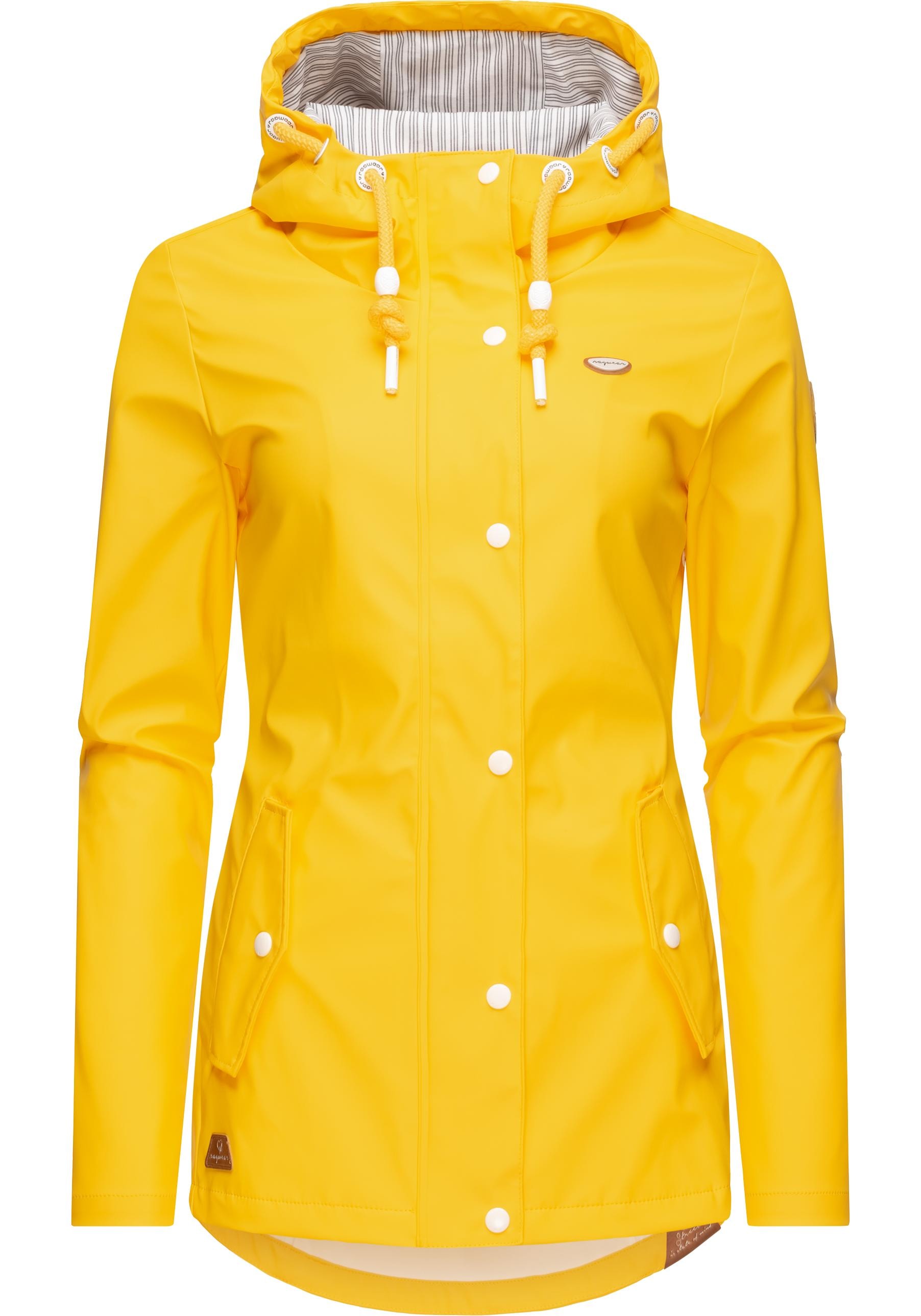 Ragwear Regenjacke »YM-Marge«, mit Kapuze, stylische Übergangsjacke mit großer Kapuze