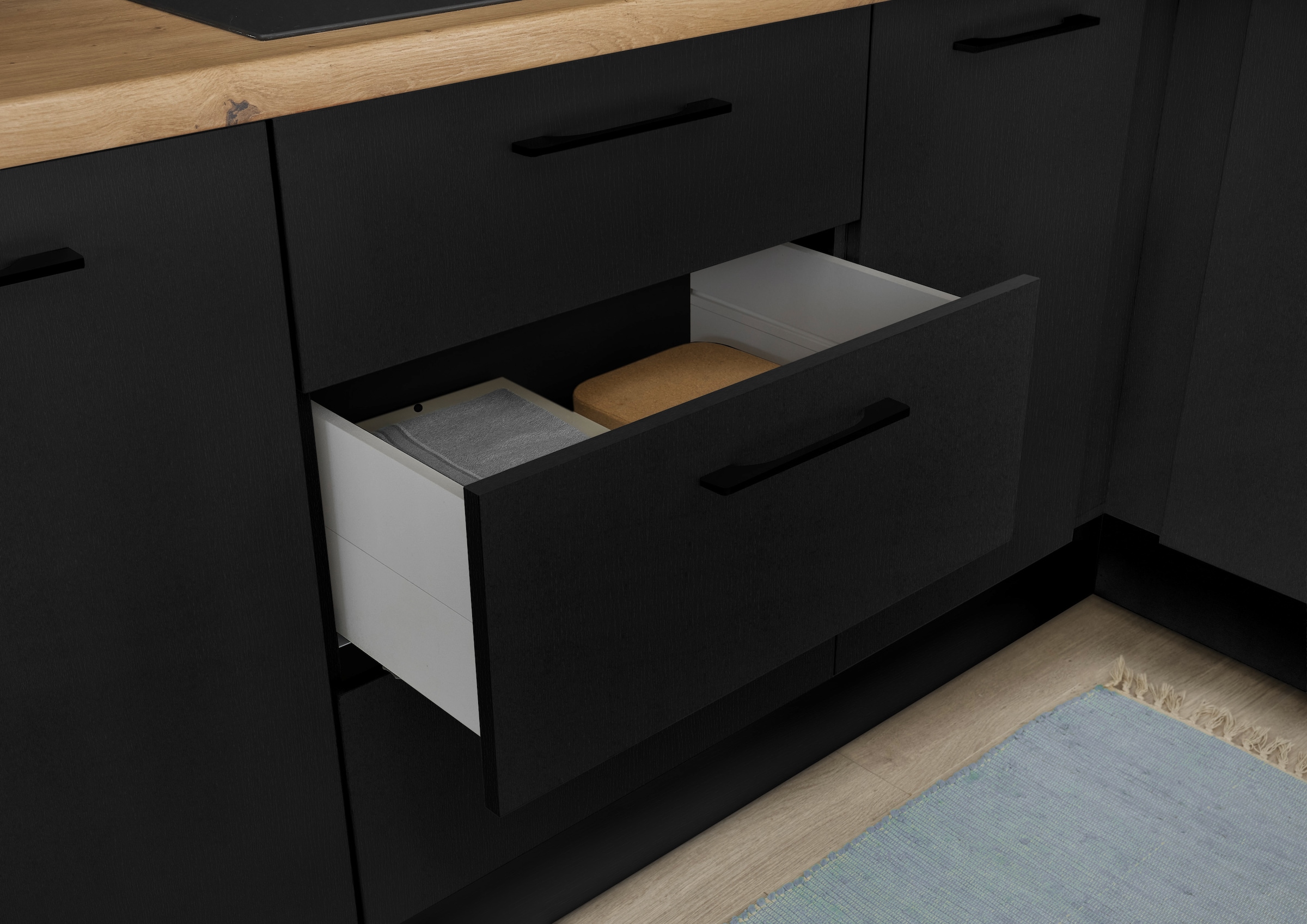 BASIC by Balculina Winkelküche »Turin«, Stellbreite 270x175 cm, wahlweise mit E-Geräten