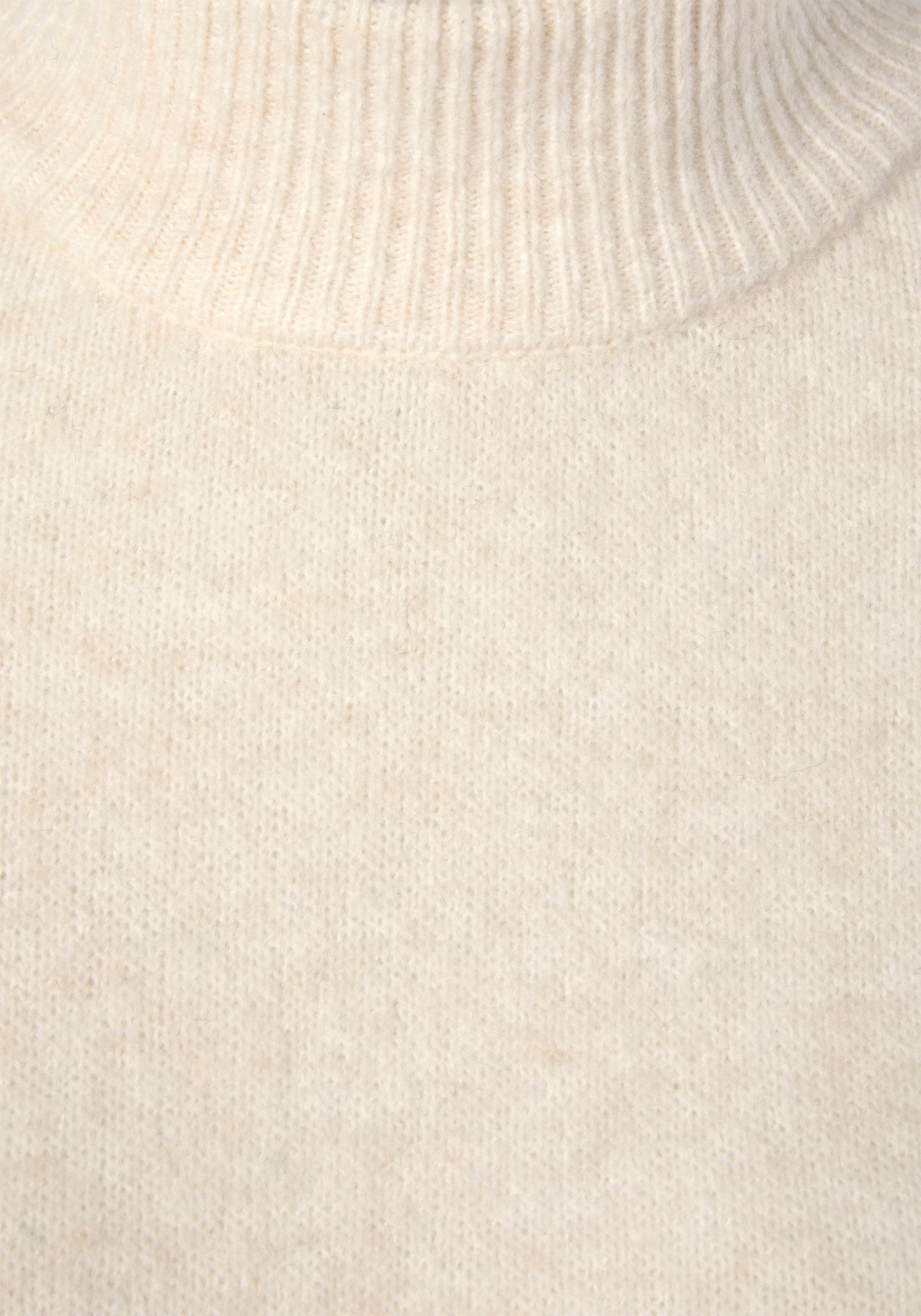 LASCANA Strickpullover, mit Stehkragen und Rippbündchen, Loungewear
