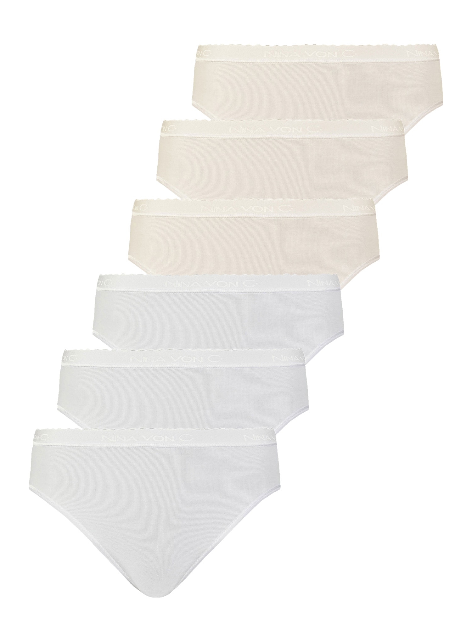 Nina Von C. Jazz-Pants Slips "6er Pack Damen Jazzpant Slipboutique"