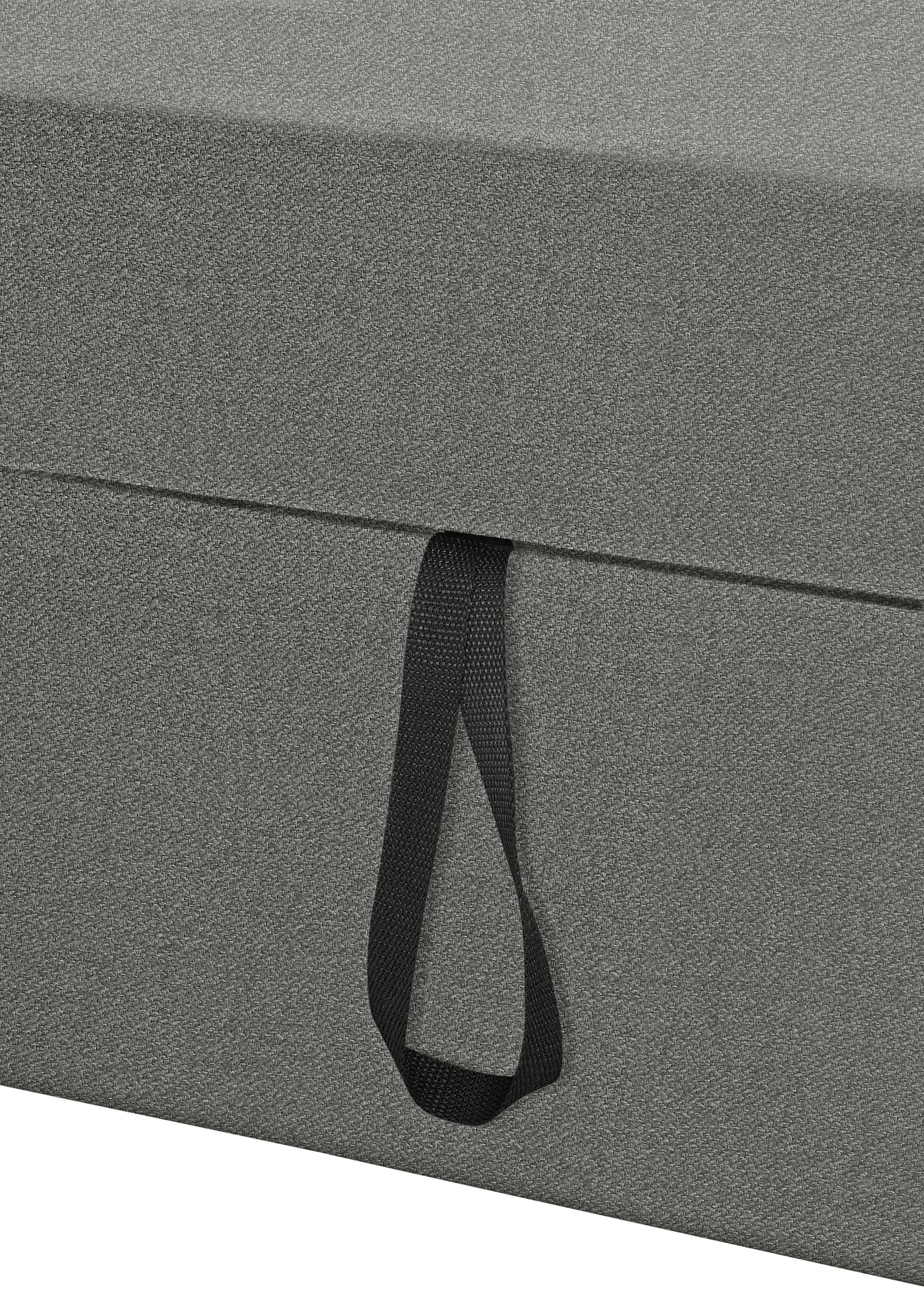 DOMO collection Ecksofa »Pegnitz, elegante Rückensteppung, komfortabel, L-Form«, wahlweise mit Bettfunktion