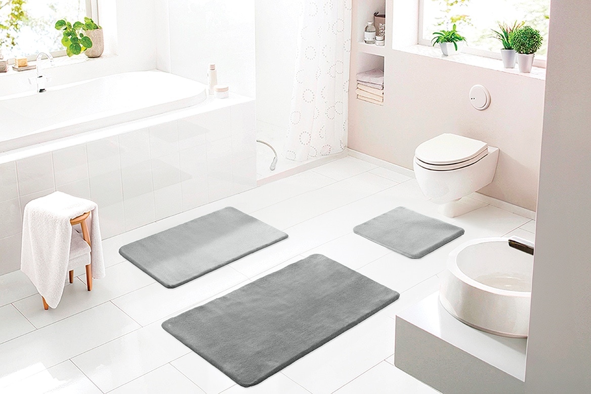 Batex Badematte "Lana" Höhe 27 mm rutschhemmend beschichtet fußbodenheizung günstig online kaufen