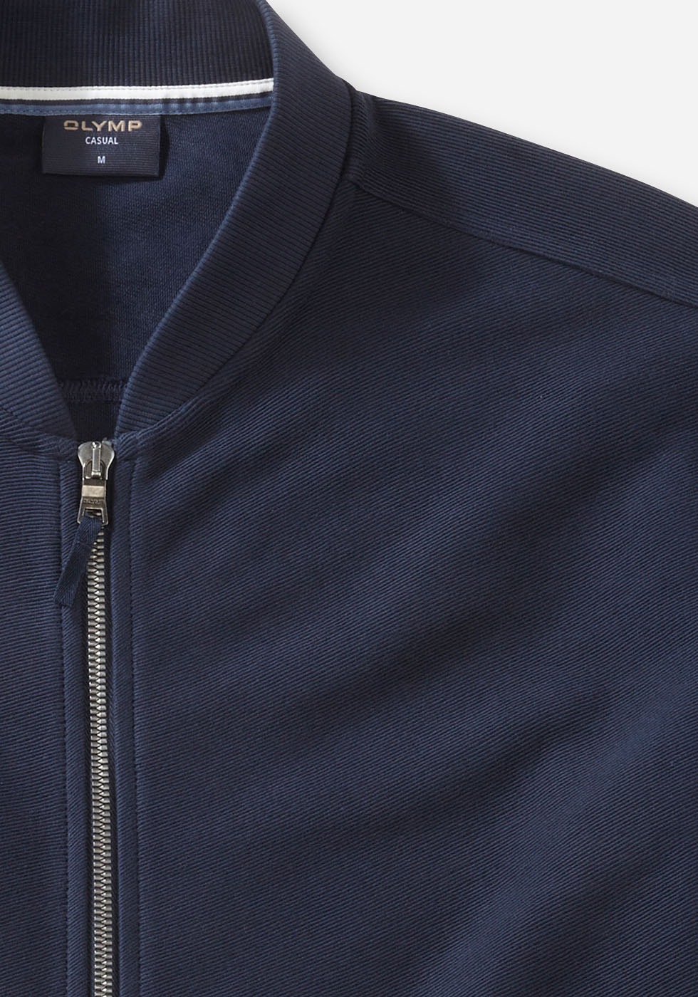 OLYMP Sweatjacke, regular fit, basic, Stehkragen günstig online kaufen