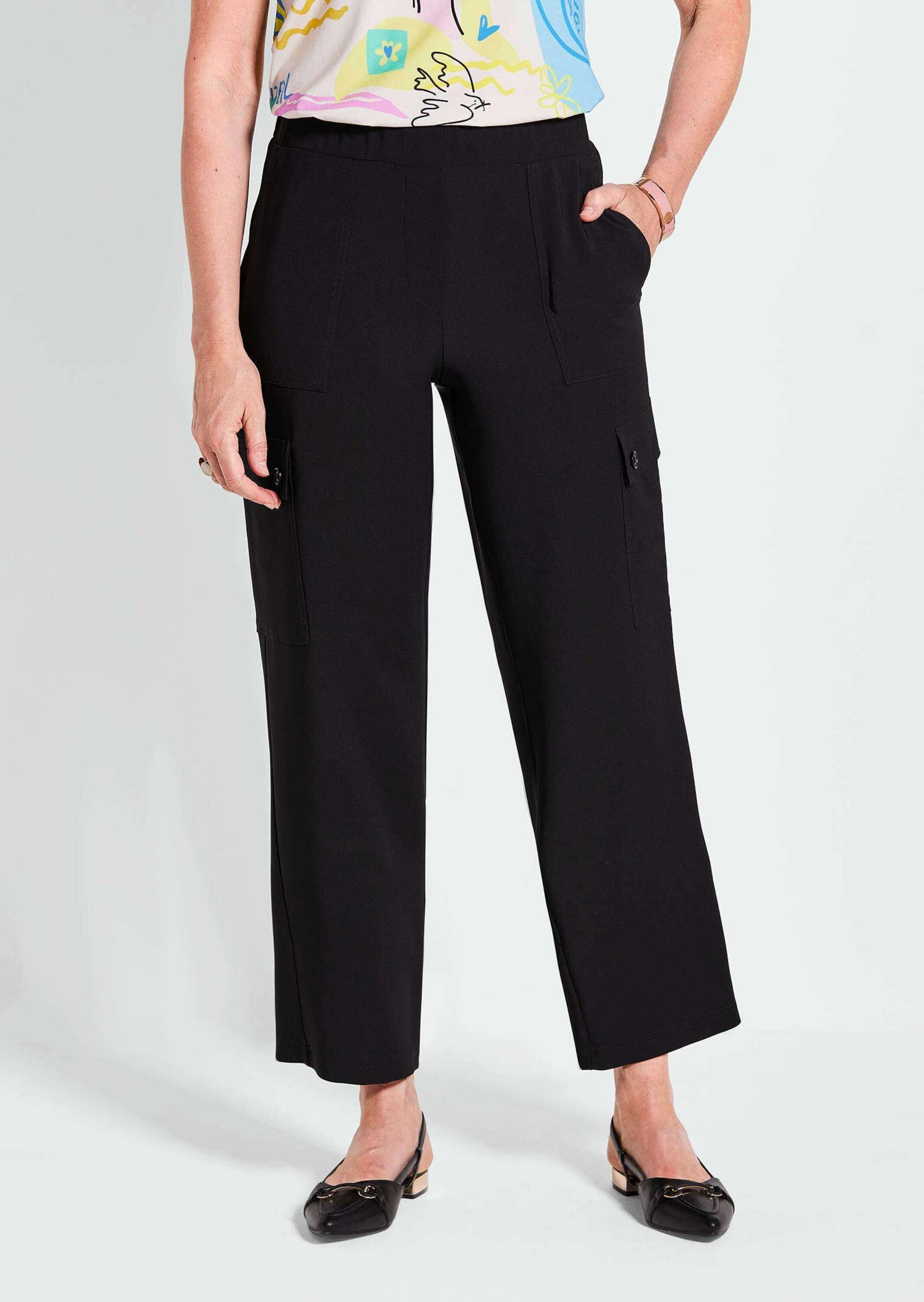 GOLDNER Stoffhose »Kurzgröße Bequeme Hose VERA mit sportlichem Look«
