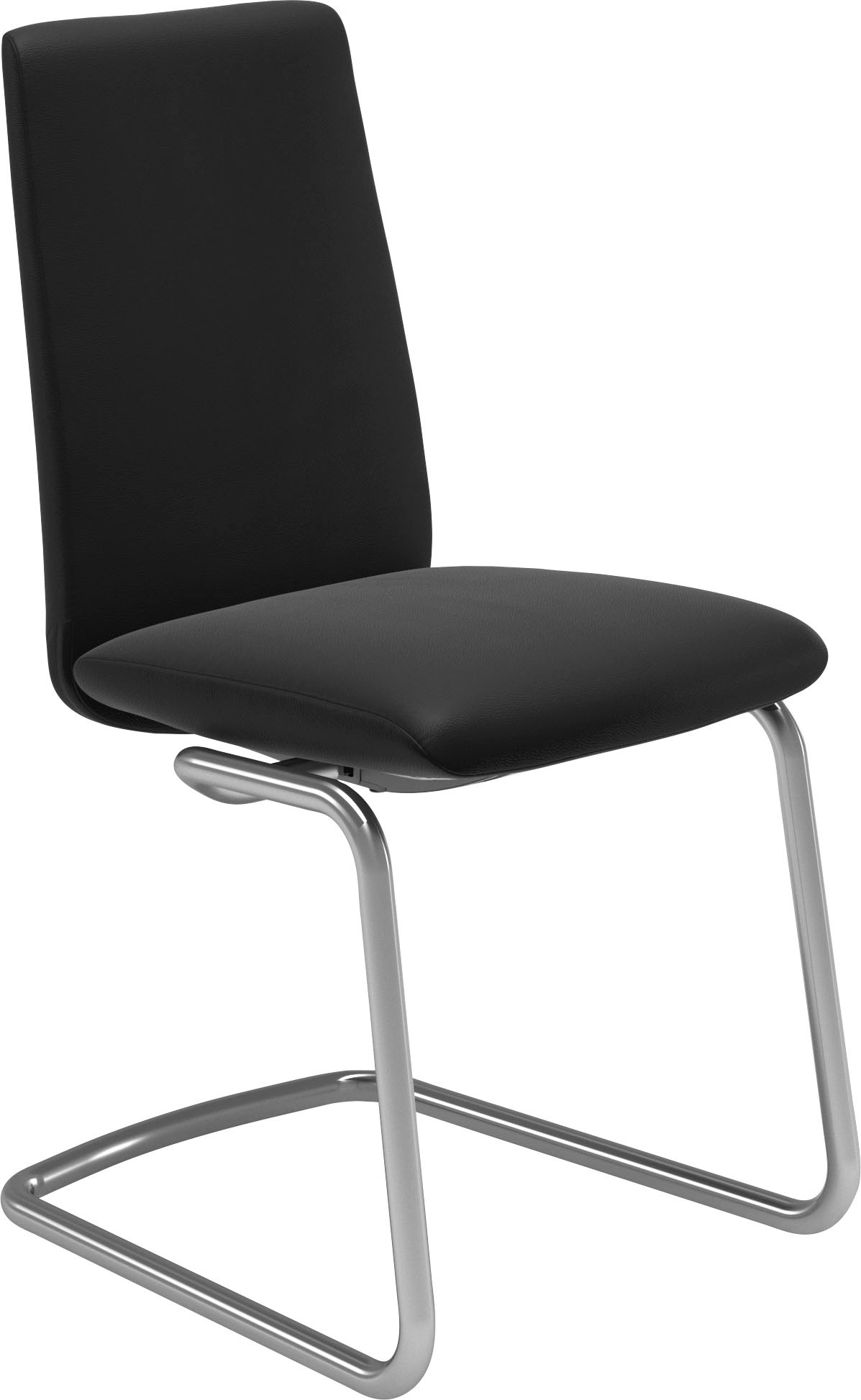 Stressless Polsterstuhl "Laurel", Leder PALOMA, Low Back, Größe M, mit Beinen aus Stahl in Chrom glänzend