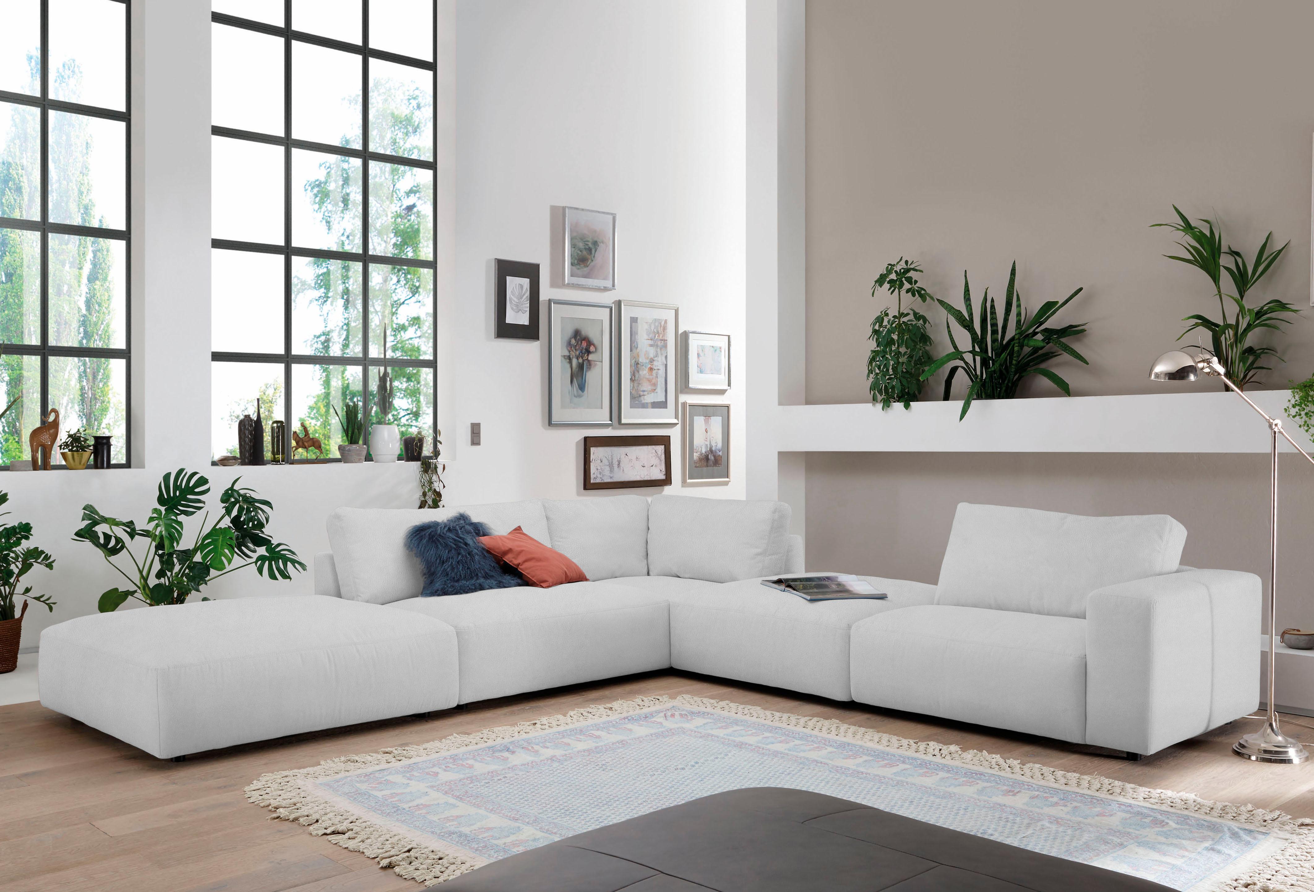 Musterring Ecksofa "LUCIA L-Form" in vielen Qualitäten und 4 verschieden Nähten