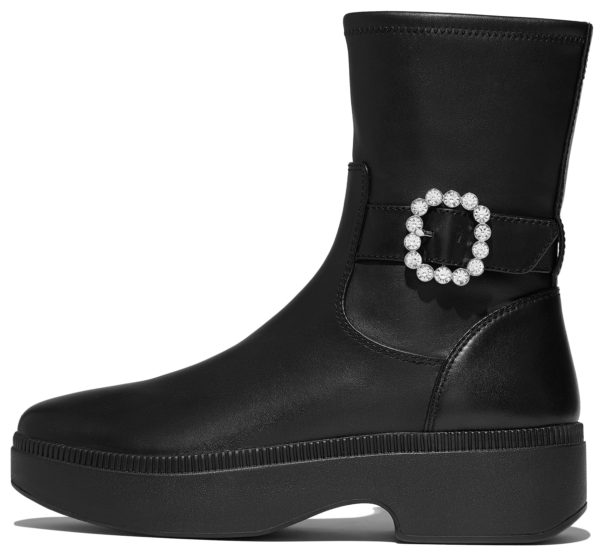 Fitflop 1100000002199 "F-LUMA CRYSTAL" Boots, Chunky Boot mit Plateausohle
