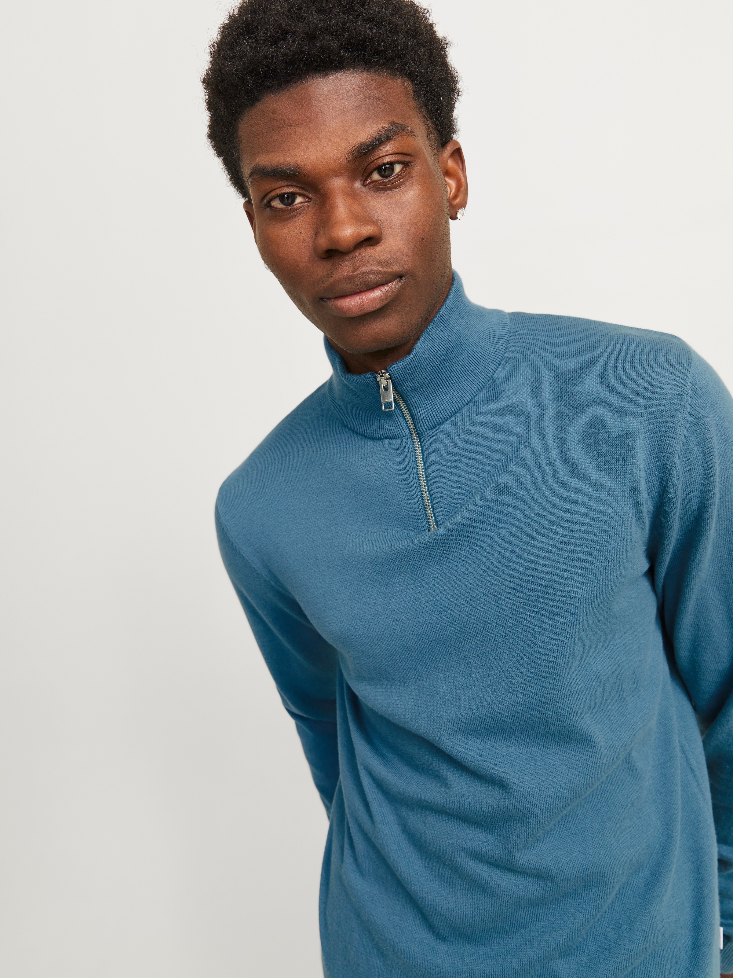 Jack & Jones Troyer "JJEEMIL KNIT HALF ZIP NOOS" Baumwollmischung, regular günstig online kaufen