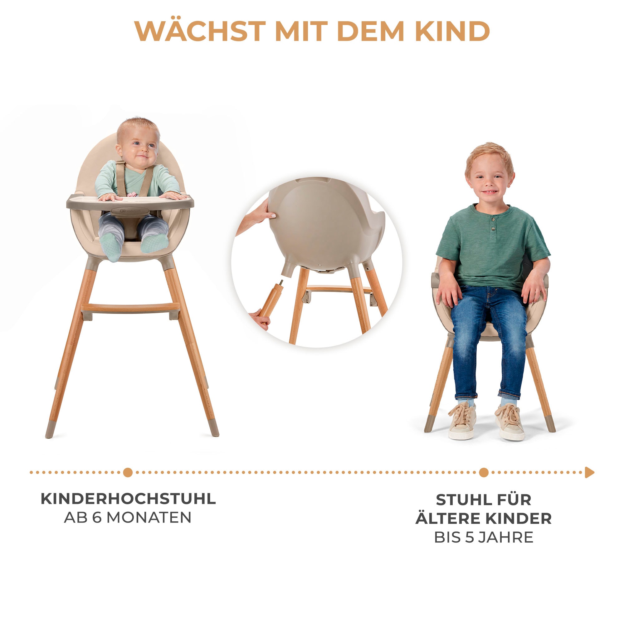 Kinderkraft Hochstuhl »FINI 2«
