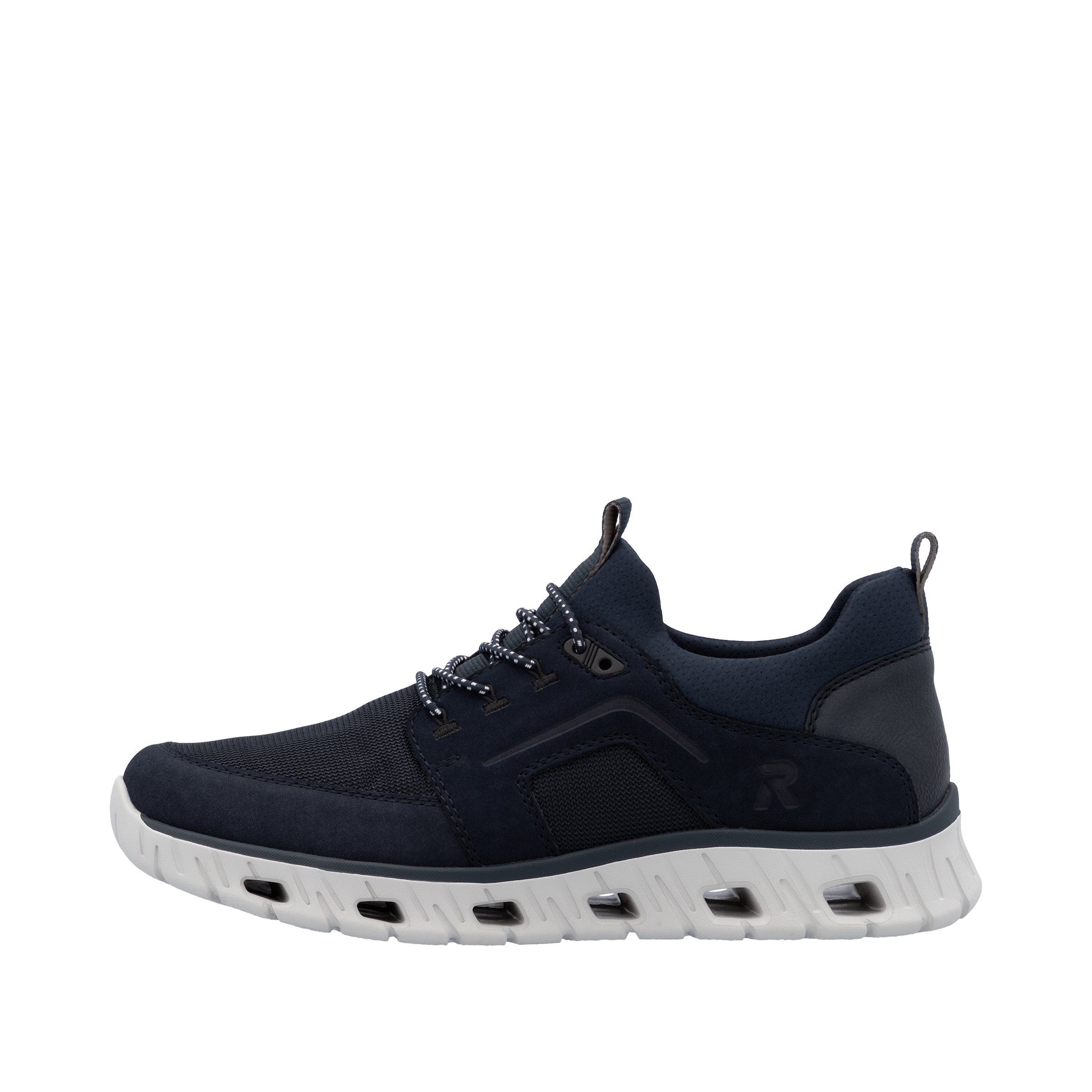 RIEKER Sport Slip-On Sneaker, Freizeitschuh, Halbschuh, Slipper mit Anziehlaschen
