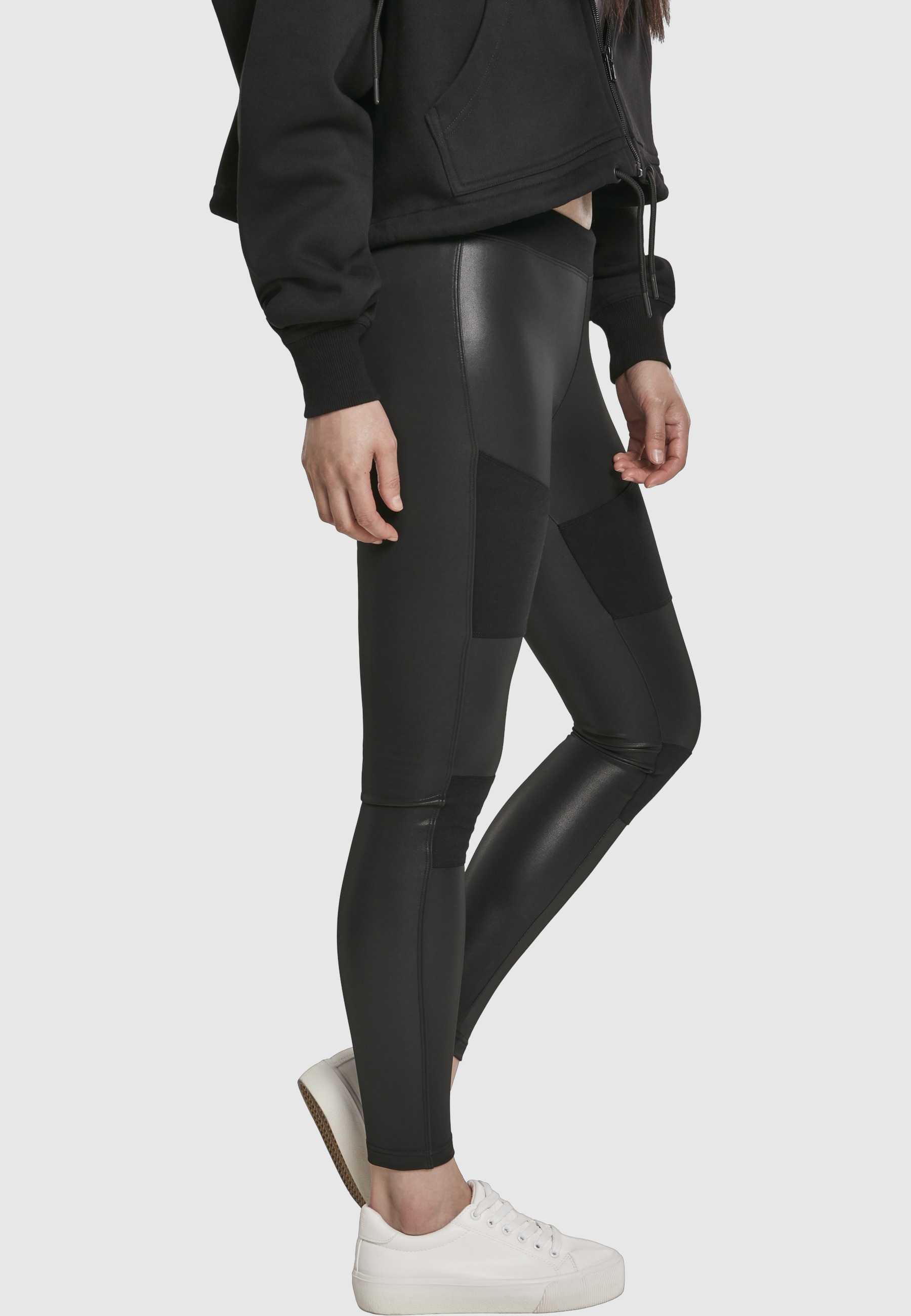 URBAN CLASSICS Leggings »Urban Classics Damen Ladies Fake Leather Tech Leggings«