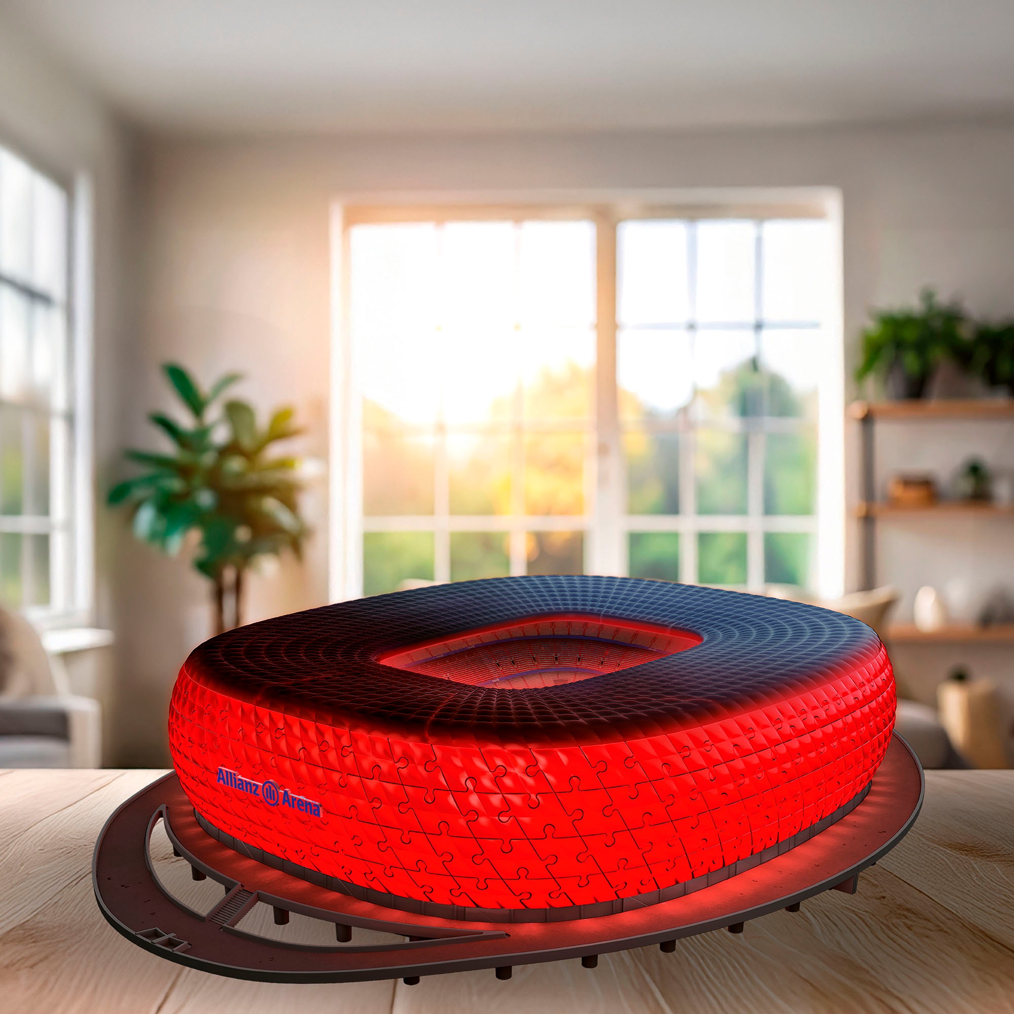 Ravensburger 3D-Puzzle »3D Puzzle Iconics: Allianz Arena - mit Licht«, mit LED Licht; Made in Europe