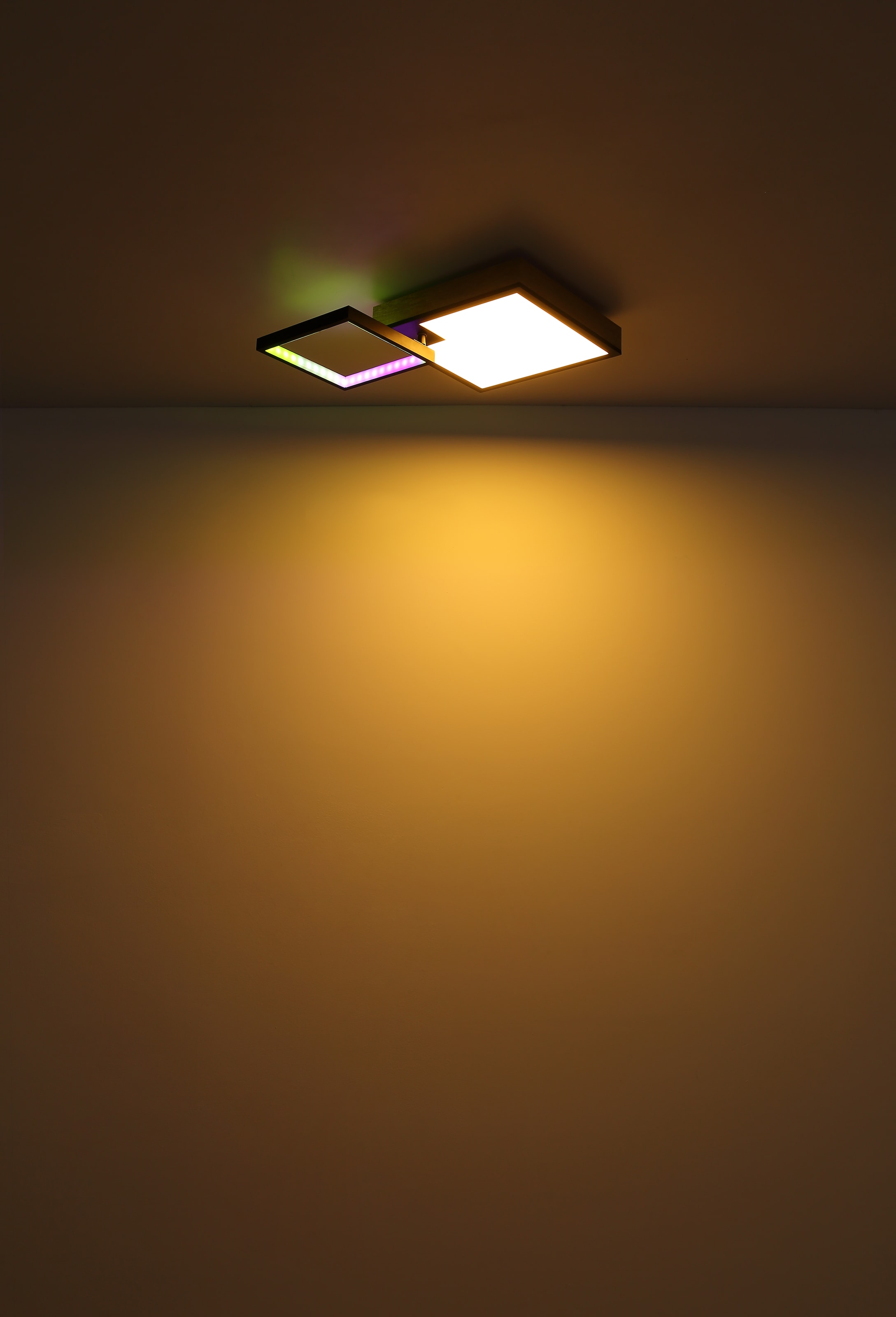 GLOBO LIGHTING Deckenleuchte »JACKY« LED-Modul 1 Stk. Deckenlampe Wohnzimmer-Leuchte Schlafzimmer-Leuchte Flur Küche