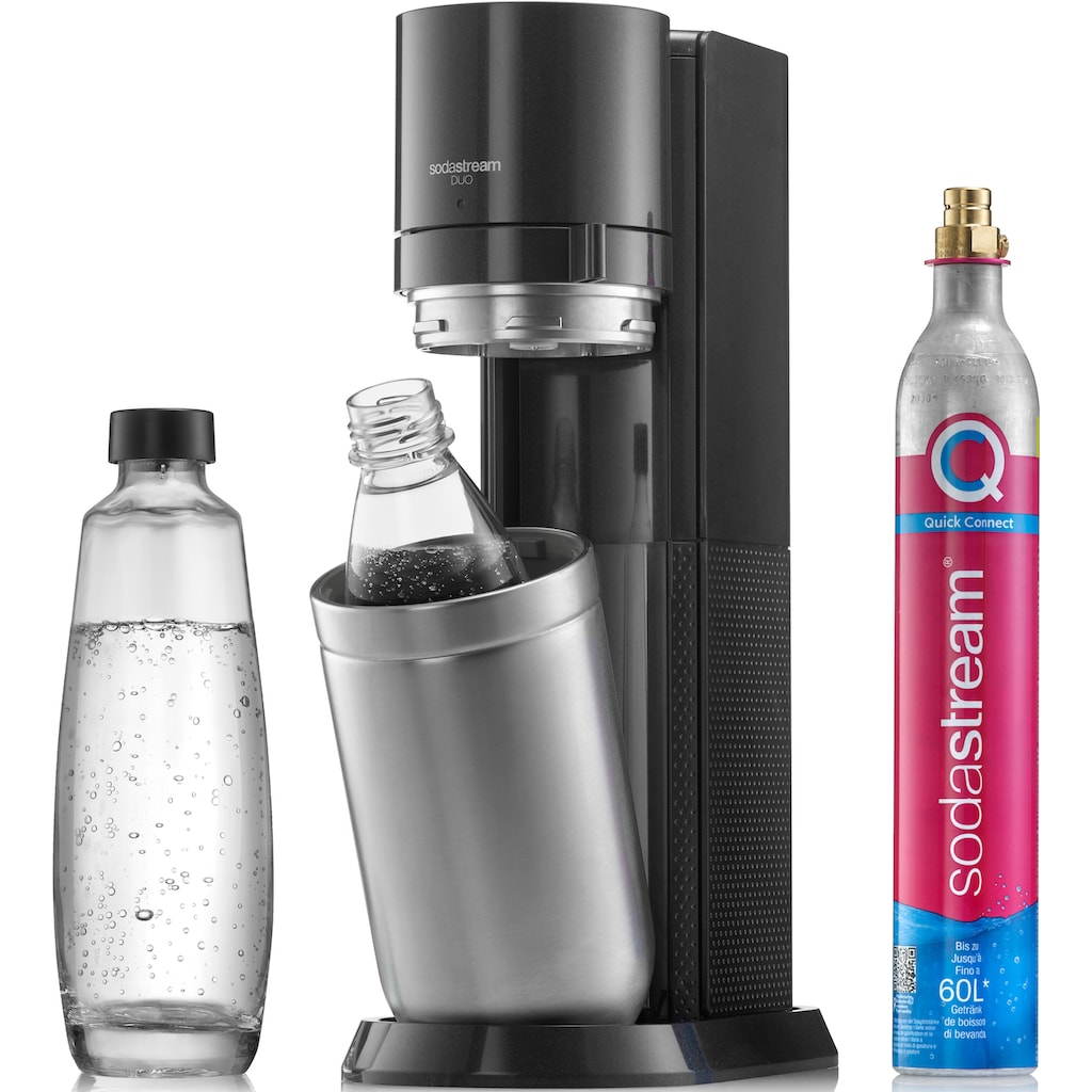 SodaStream Wassersprudler »DUO«, (Set, 4 tlg.)