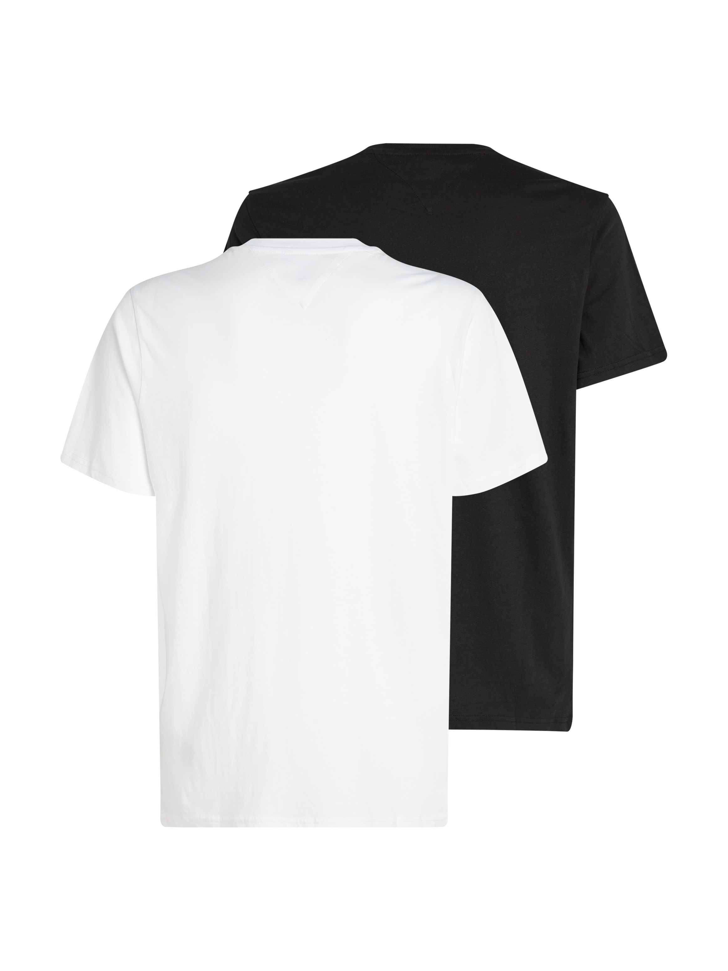 Tommy Jeans T-Shirt »TJM SLIM 2PACK S/S FLAG DNA TEE«, (Packung, 2er), mit großem Logodruck auf der Brust