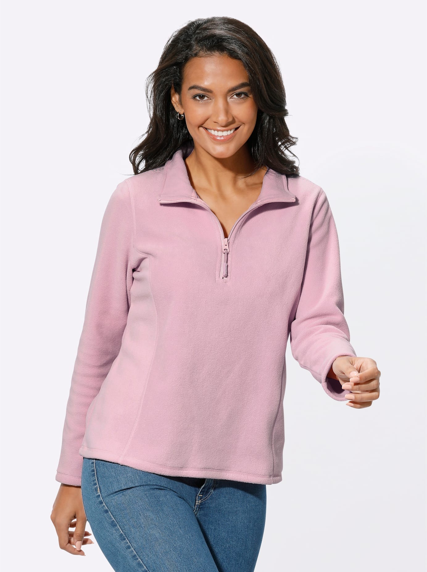 Casual Looks Fleeceshirt »Fleece-Shirt«, (1 tlg.)