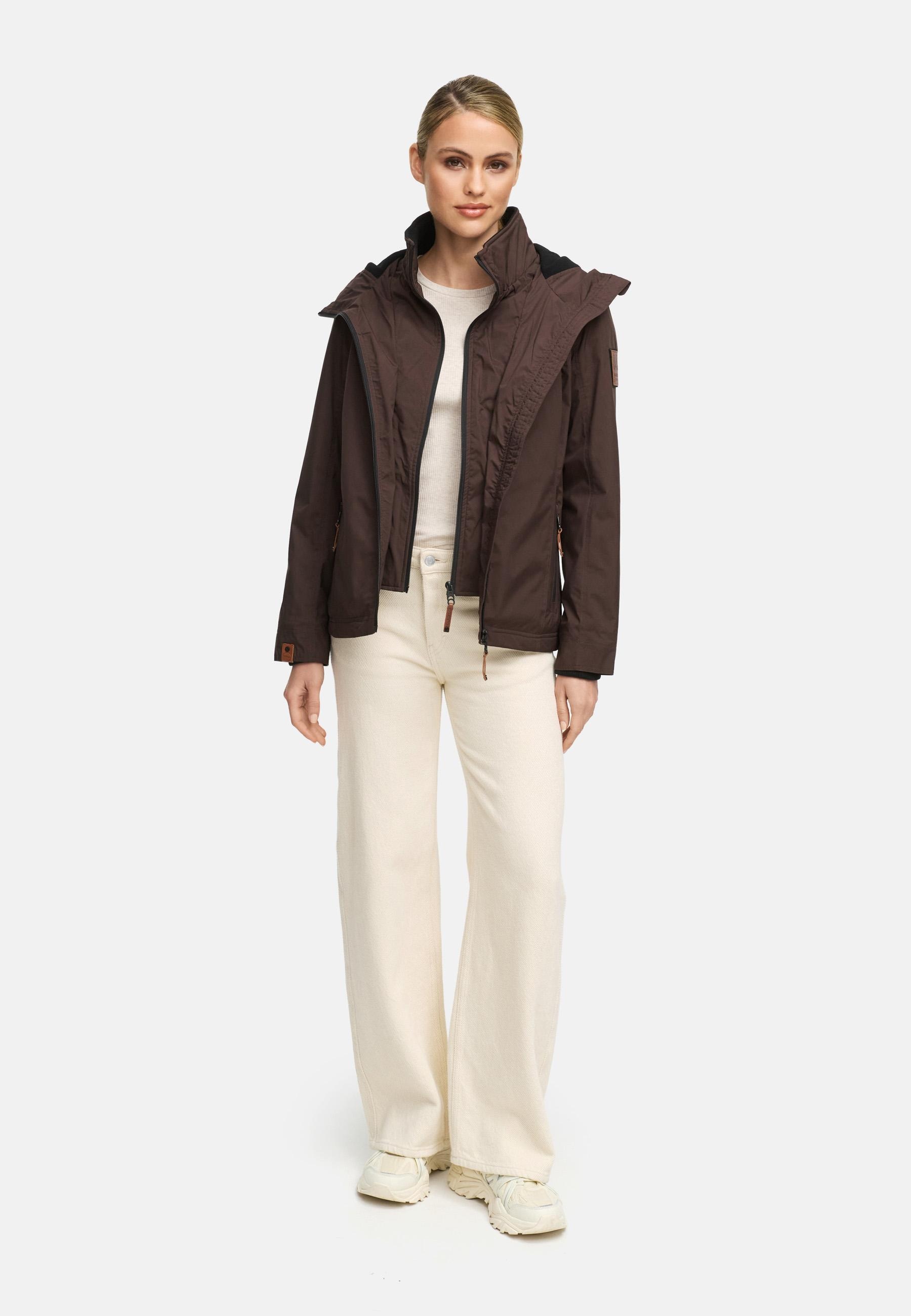 Marikoo Outdoorjacke »Erdbeere«, mit Kapuze, sportliche Funktionsjacke mit Kapuze
