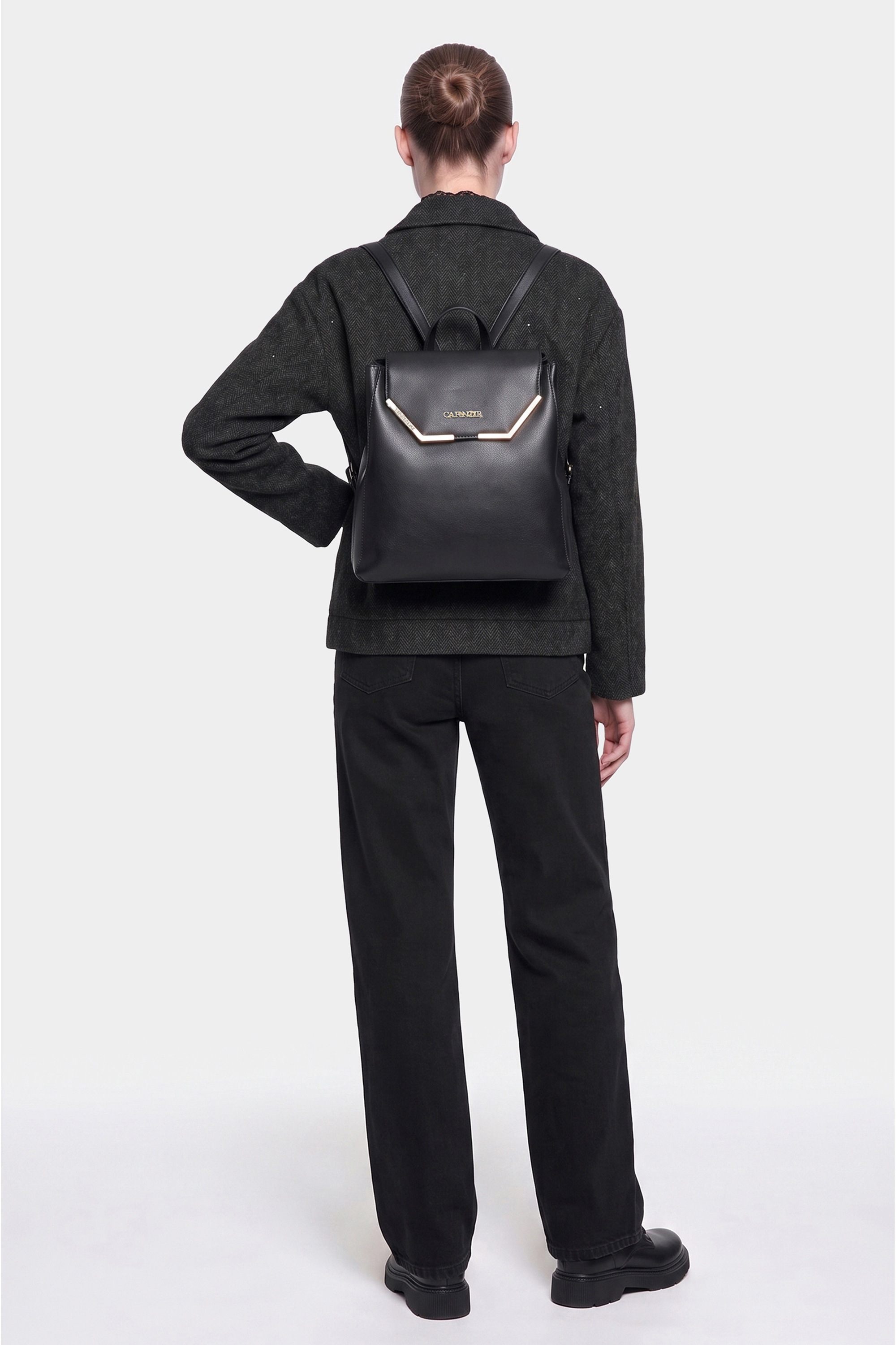 CAFèNoir Tagesrucksack »BACKPACK WITH FLAP C3NI1128 Damen« Rucksack Damen, Tagesrucksack, Fashion, Lifestyle, Freizeit, Sale