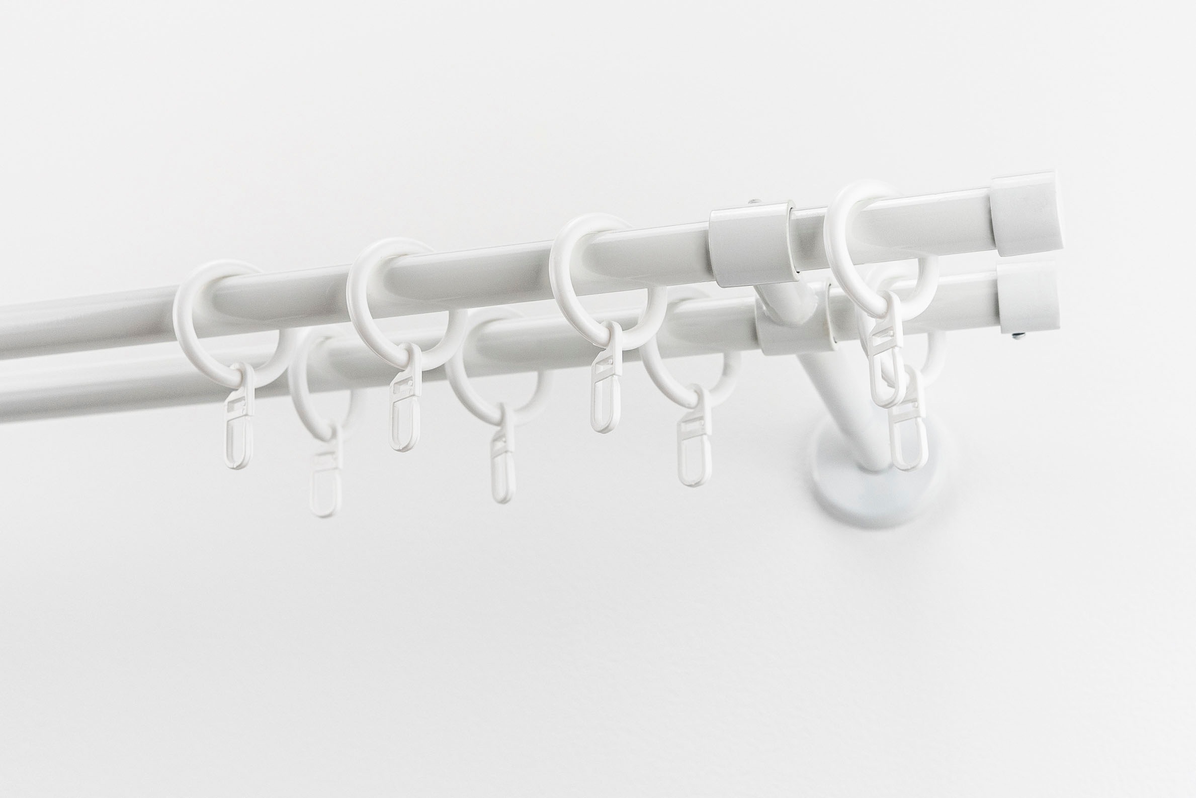 GARESA Gardinenstange "RUSTIKA" Ø 16 mm 2 läufig-läufig Wunschmaßlänge rust günstig online kaufen