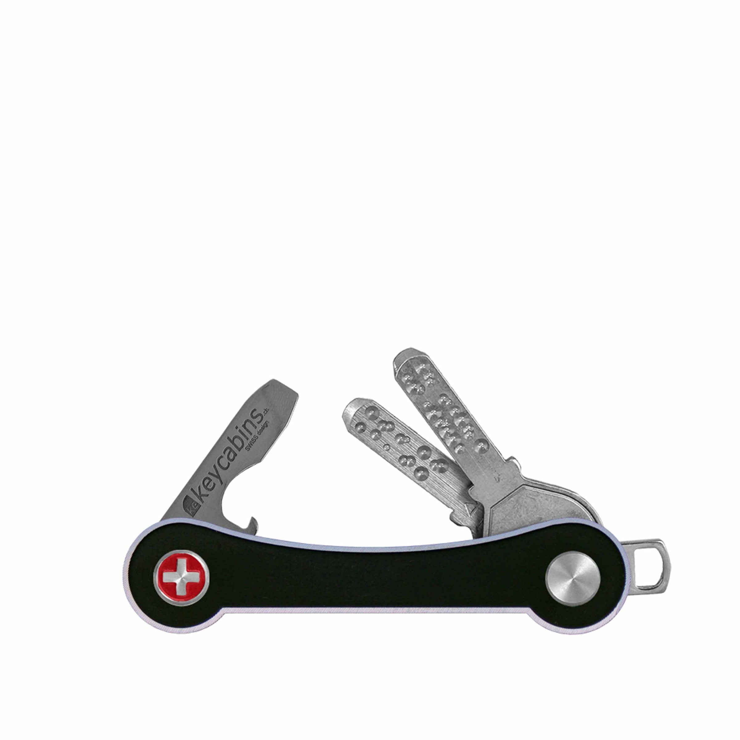 keycabins Schlüsselanhänger »Aluminium frame«, SWISS Made