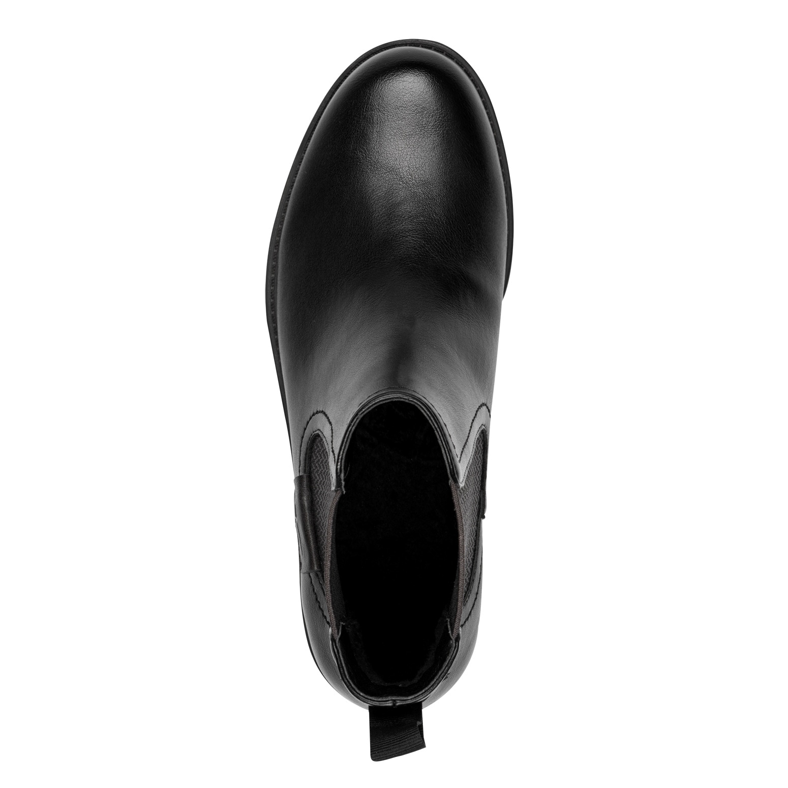 Tamaris Chelseaboots, Blockabsatz, Stiefelette, Schlupfschuh im Used Look