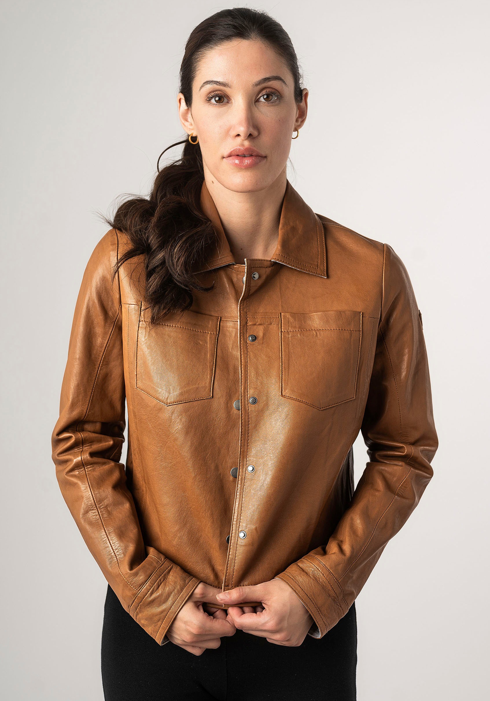 Mauritius Lederjacke »MWLefei«, mit Brusttaschen