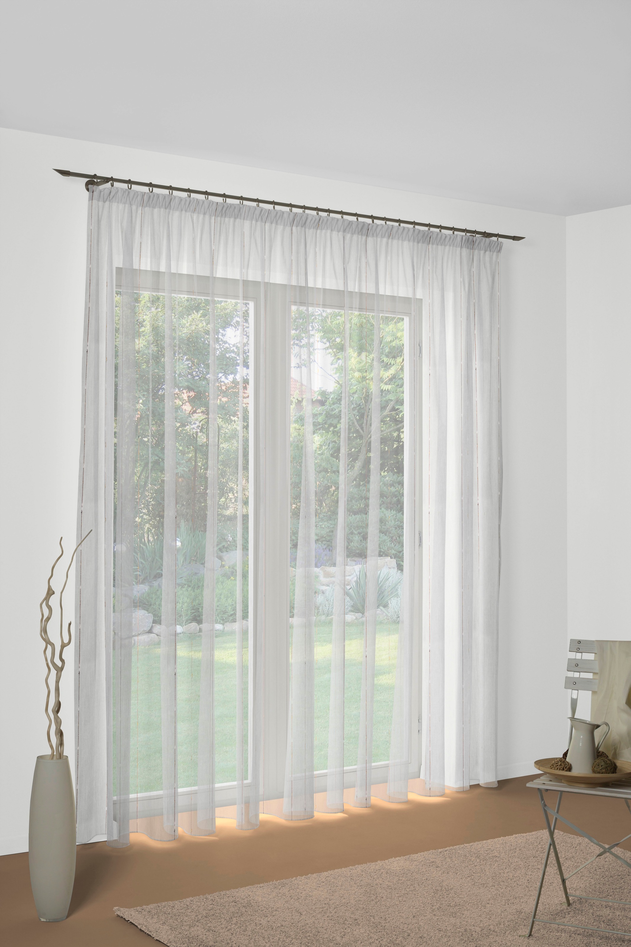 Wirth Gardine Faltenband 1 Stk. tlg. Fertig-Store mit FB 1:3 nach Maß günstig online kaufen