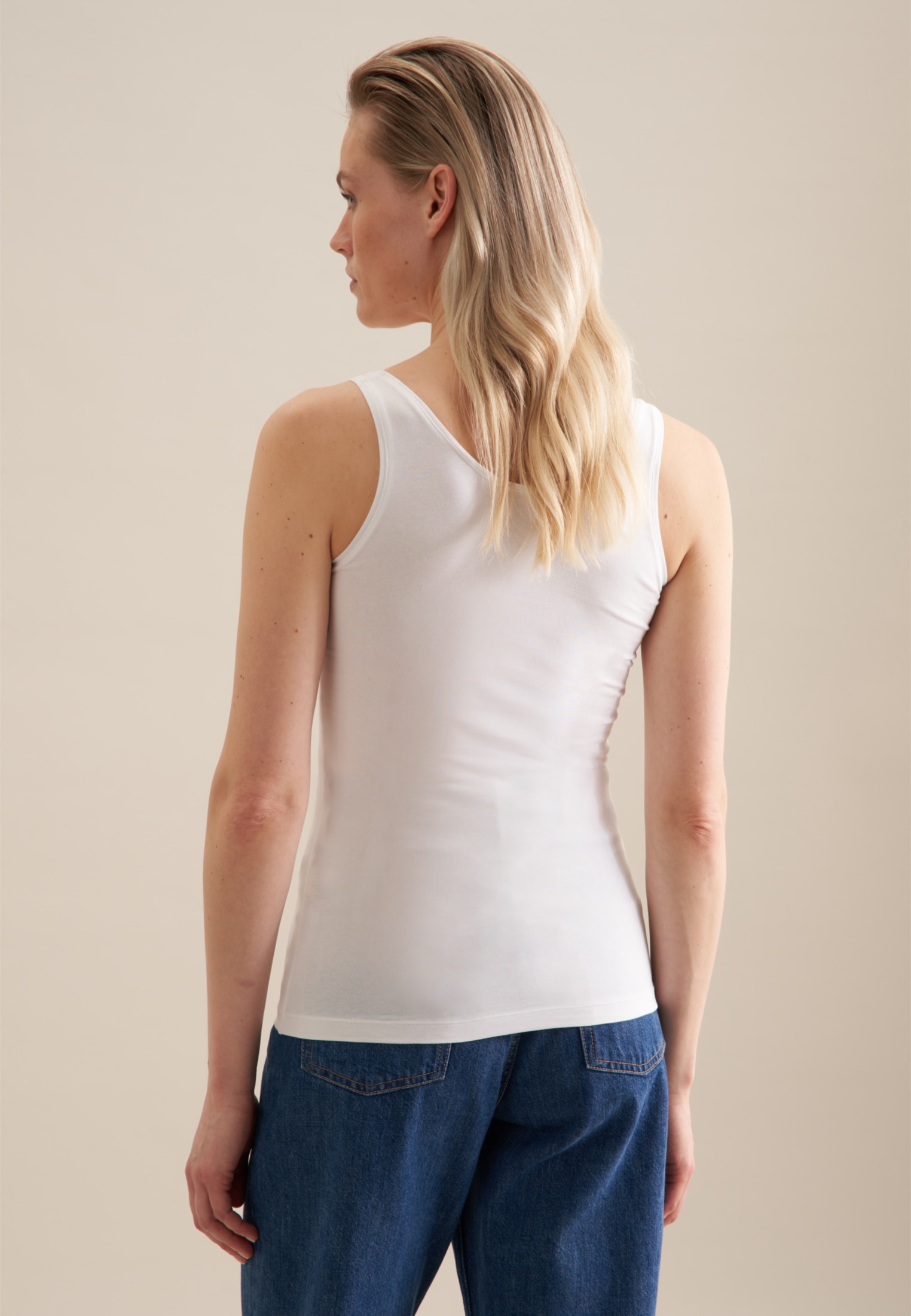 seidensticker Shirttop "Schwarze Rose", Ohne Arm Rundhals günstig online kaufen
