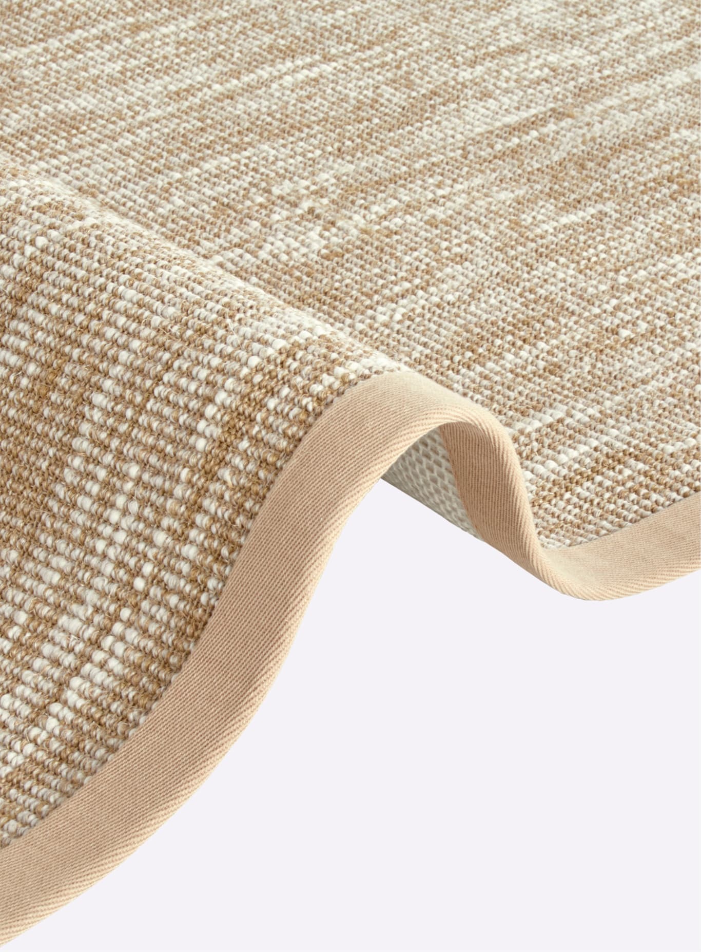 Teppich HEINE HOME Gr. 1, honig, B:60cm H:5mm L:90cm, Schurwolle, Sisal, Wolle, Teppiche, Teppich 2