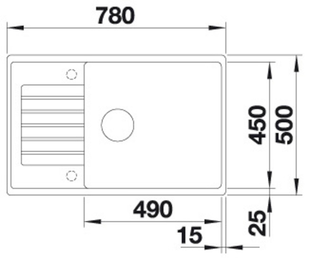 Blanco Granitspüle »ZIA XL 6 S Compact« 1 Stk. tlg. erhältlich in mehreren Farben