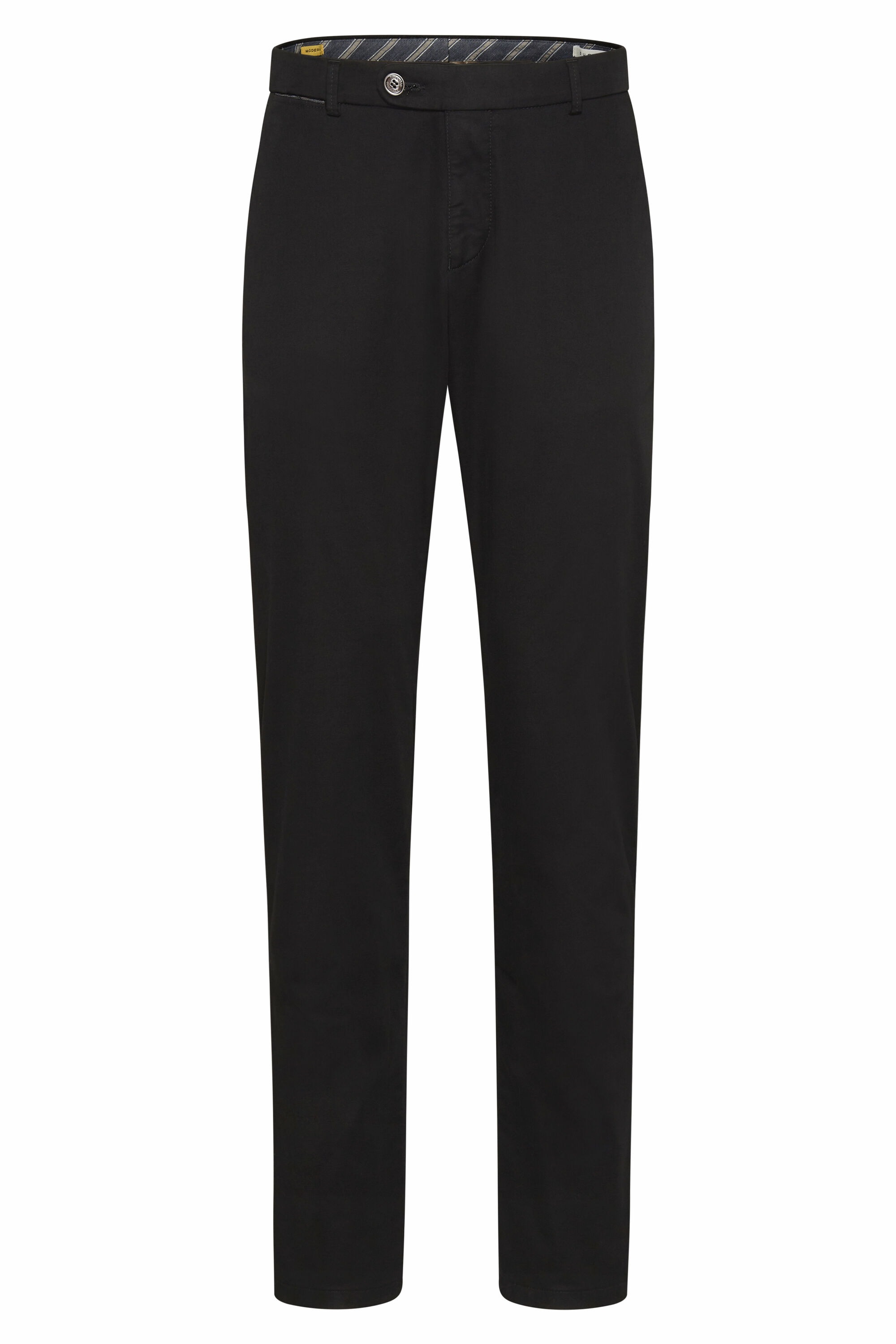 Stoffhose BUGATTI "Modern Fit", Herren, Gr. 38, Länge 36, schwarz, 89% Baumwolle, 7% Elastomultiester, 4% Elasthan, normal, Hosen Stoffhose, Basic Essential 2