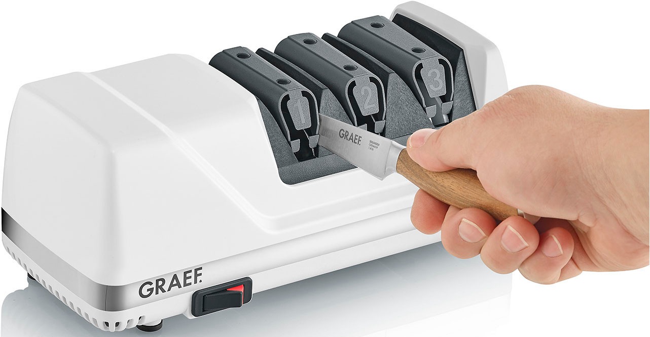 Graef CC120DE CC120DE Messerschärfer Weiß, Schwarz