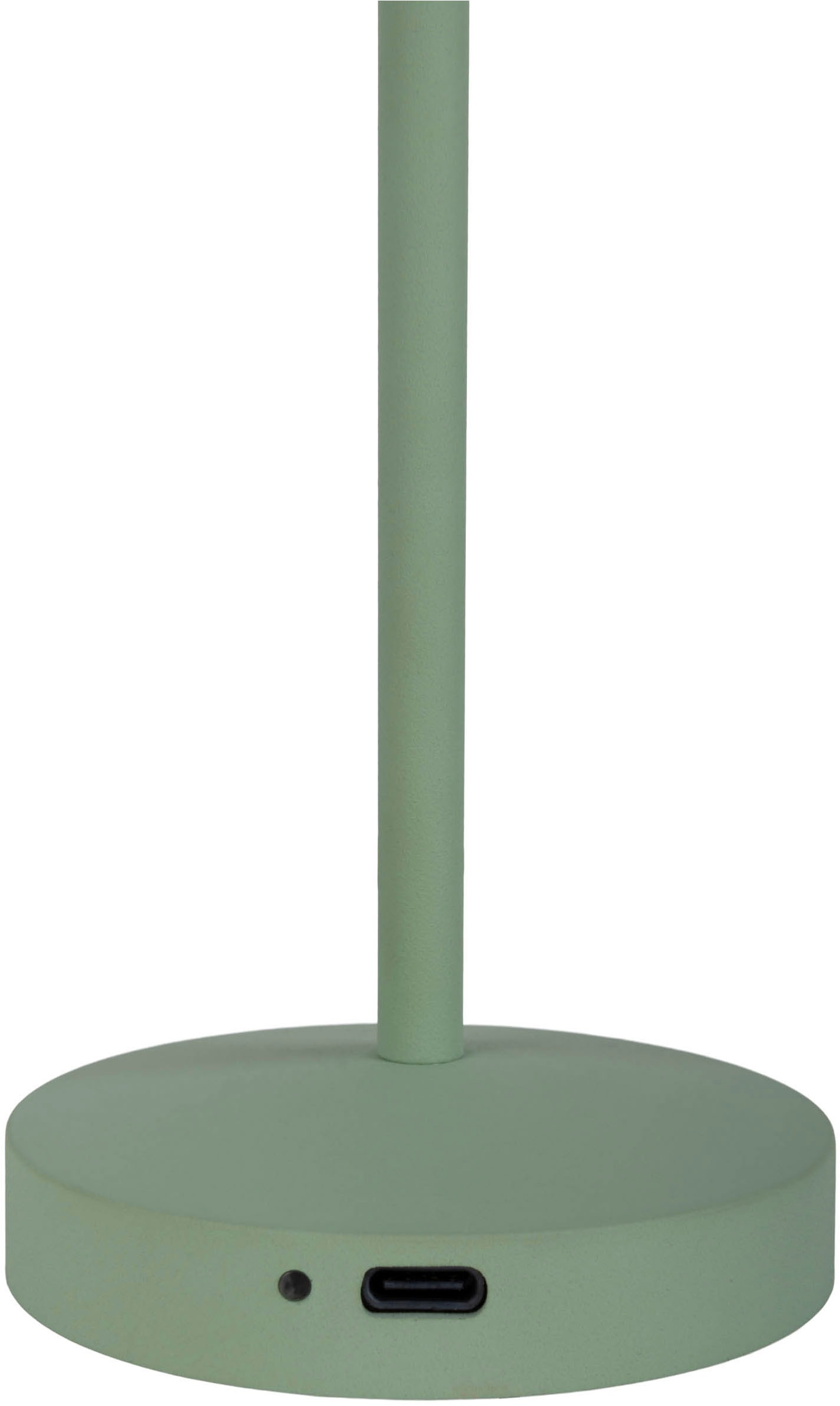näve LED Tischleuchte »Gomba 18,5 cm«, 2er-Set, Leuchtmittel LED-Modul | LED fest integriert, über USB-Kabel aufladbar, Memoryfunktion, stufenlos dimmbar