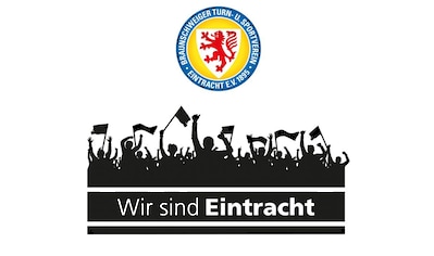 Wandtattoo »Eintracht Braunschweig Fans Logo«, (1 St.)