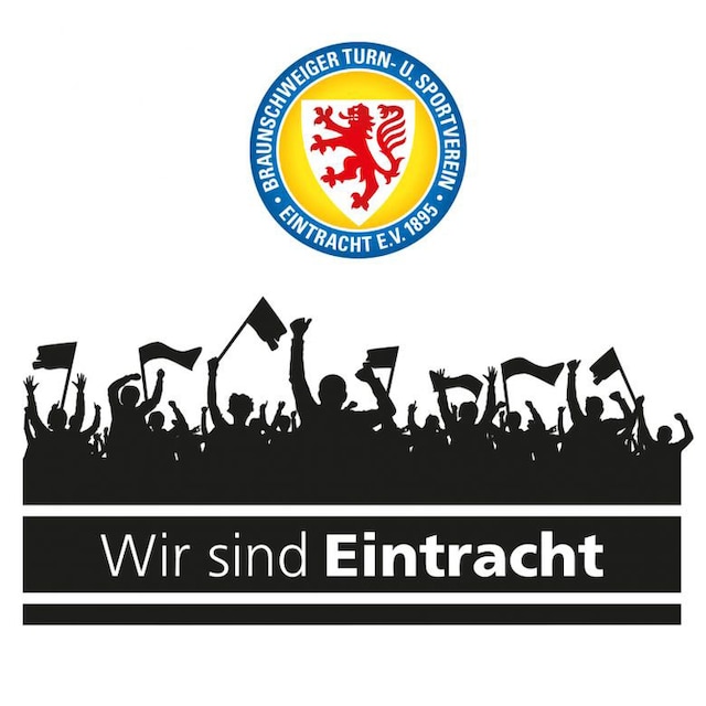 Wall-Art Wandtattoo »Eintracht Braunschweig Fans Logo«, (1 St.) kaufen |  BAUR