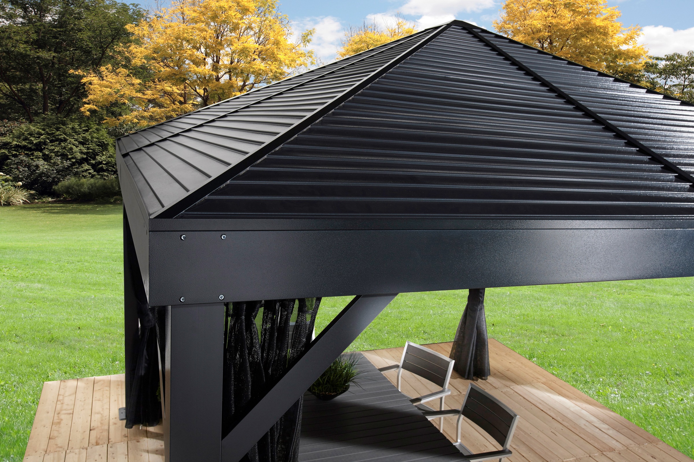 SOJAG South Beach 12x12 Gazebo Gray 2