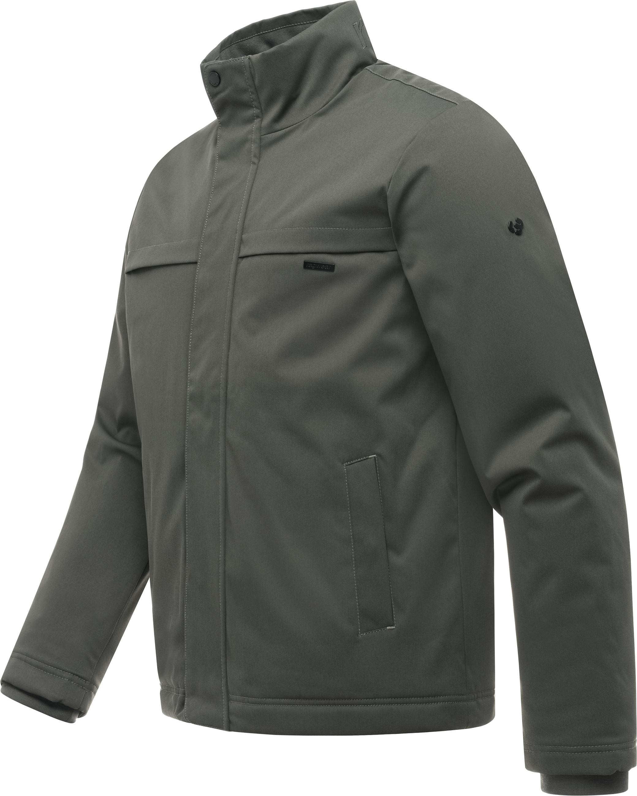 Ragwear Winterjacke »Dunore Y« ohne Kapuze Warme Jacke mit Stehkragen