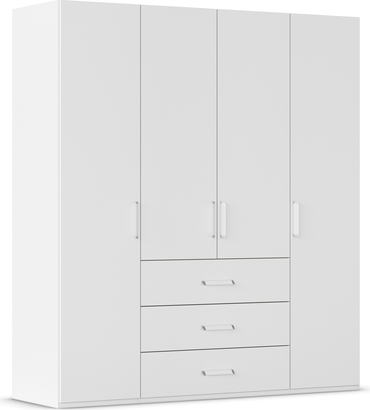 rauch Drehtürenschrank "Kleiderschrank Schrank Garderobe Schlafzimmerschrank EVELYN" in 2 Höhen 197 oder 210 cm erhältlich, inkl. SOFT-CLOSE-FUNKTION, in elegantem Stil mit Schubladen 3 Breiten und 2 Höhen MADE IN GERMANY