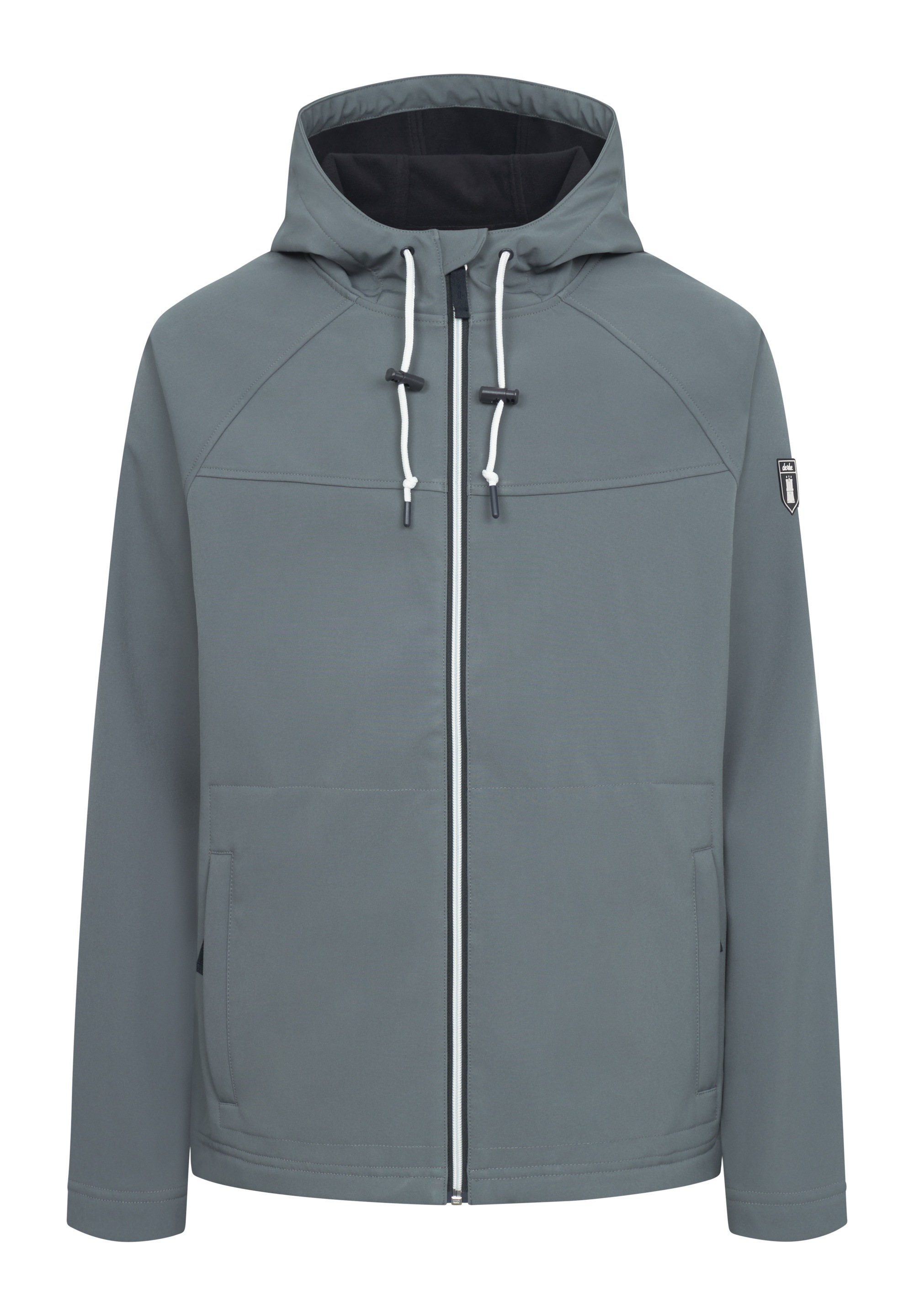 Derbe Softshelljacke »Isleby«, mit Kapuze, Wasserabweisend, winddicht, atmungsaktiv, wärmendes Fleece innen