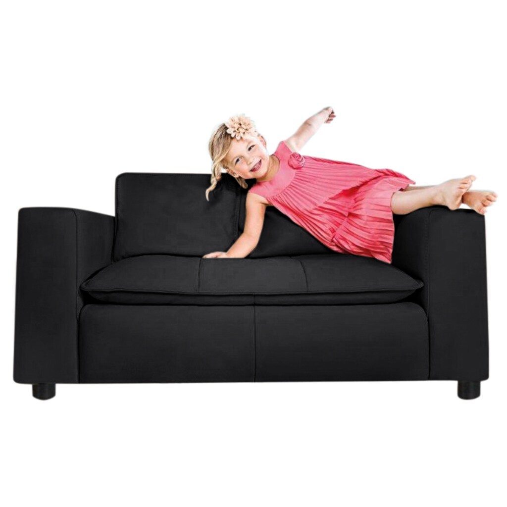 W.SCHILLIG 2-Sitzer »gioovani mini«,  Kindersofa mit Rückenkissen, Breite 113 cm