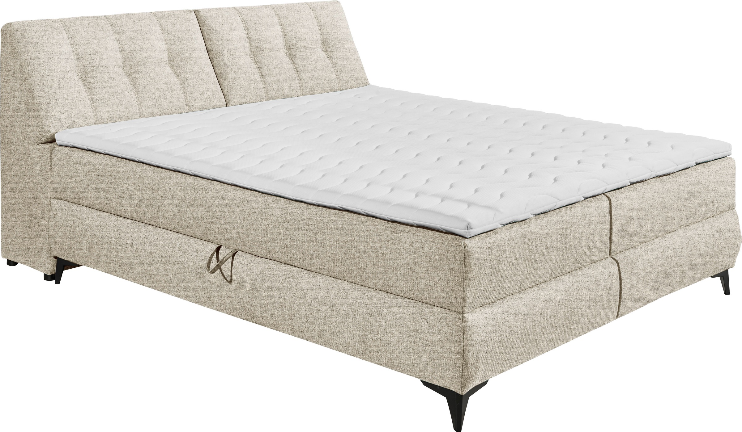 ED EXCITING DESIGN Boxbett "Atlantis", mit Bettkasten und Stauraum im Kopft günstig online kaufen